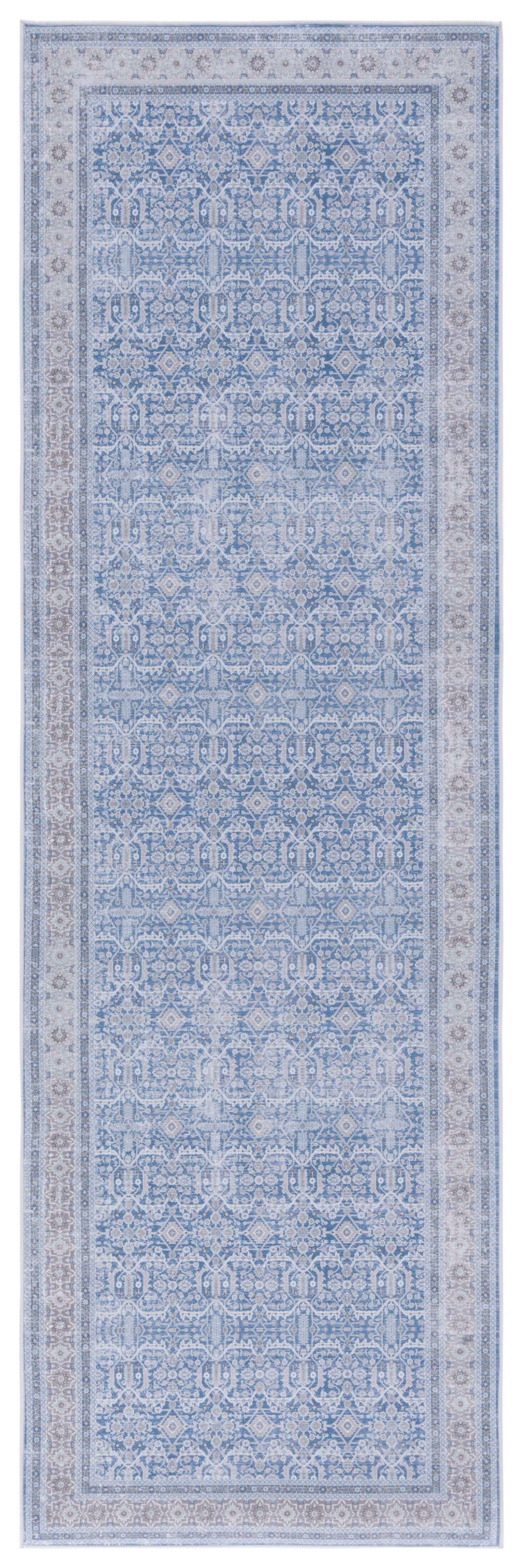 Safavieh Tucson 2' 6" x 8' Runner Rug, Blue/Rust, large