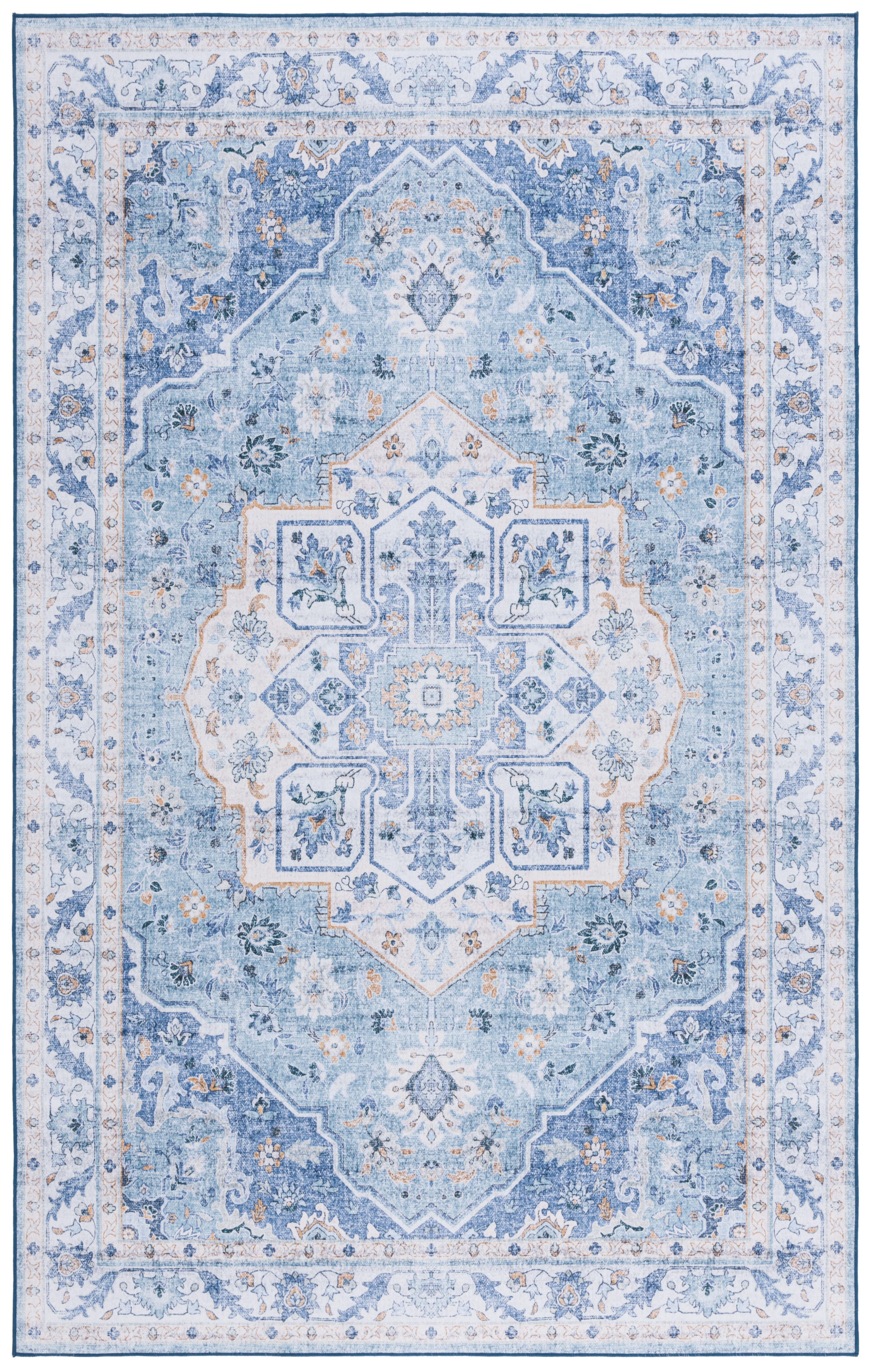 Safavieh Tucson 10' x 14' Area Rug, Light Blue/Blue, large