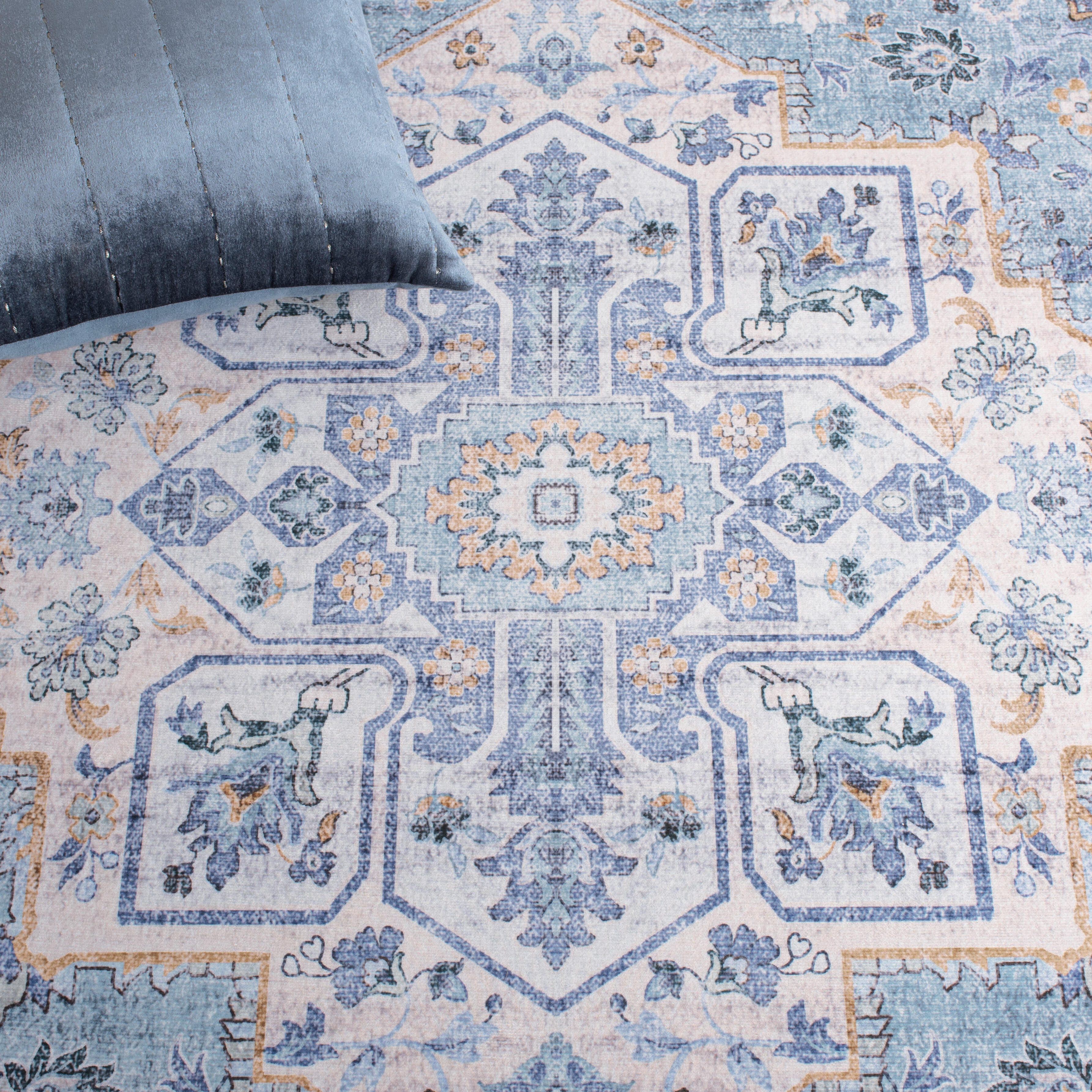 Safavieh Tucson 3' x 5' Area Rug, Light Blue/Blue, large