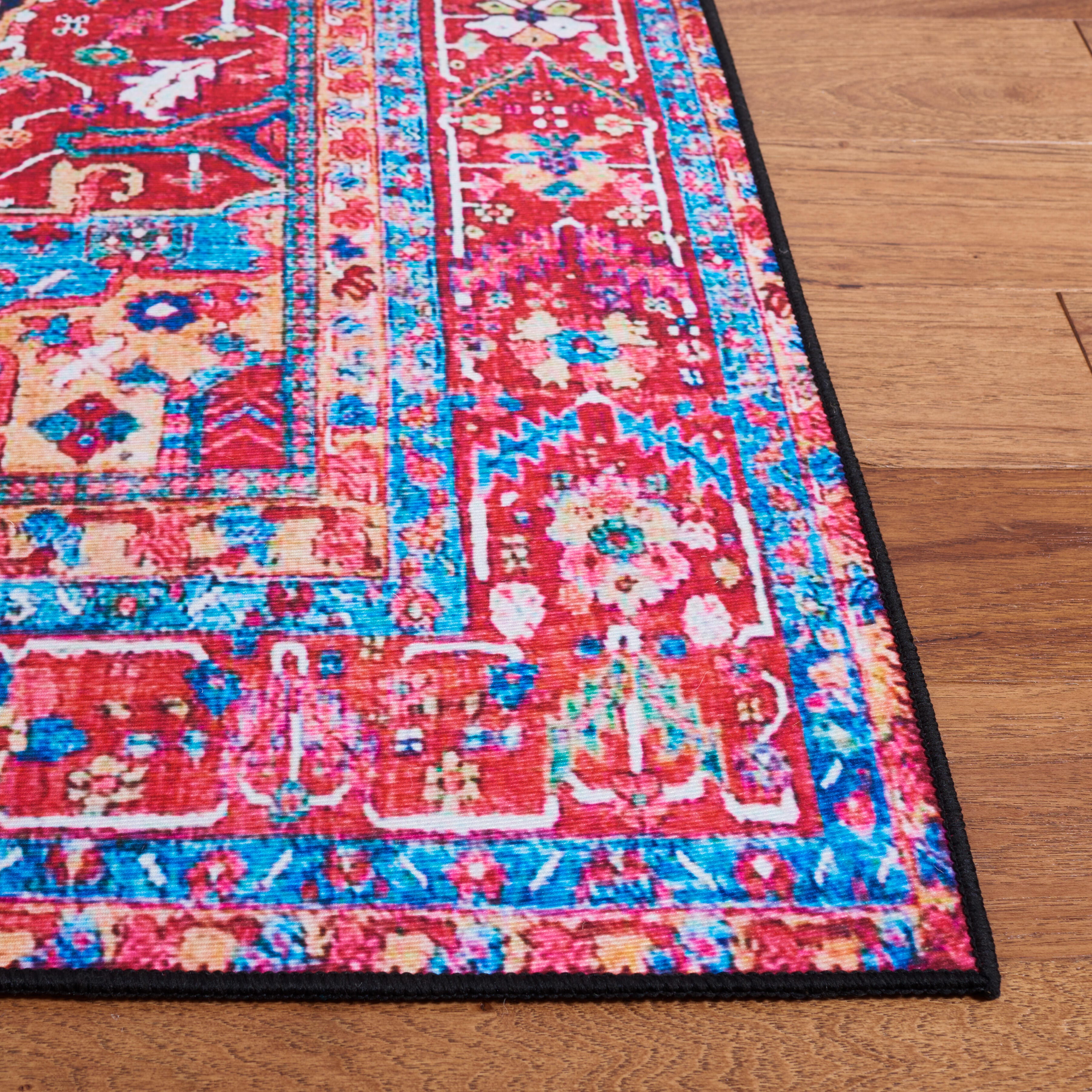 Safavieh Tucson 2' 6" x 4' Area Rug, Navy/Red, large