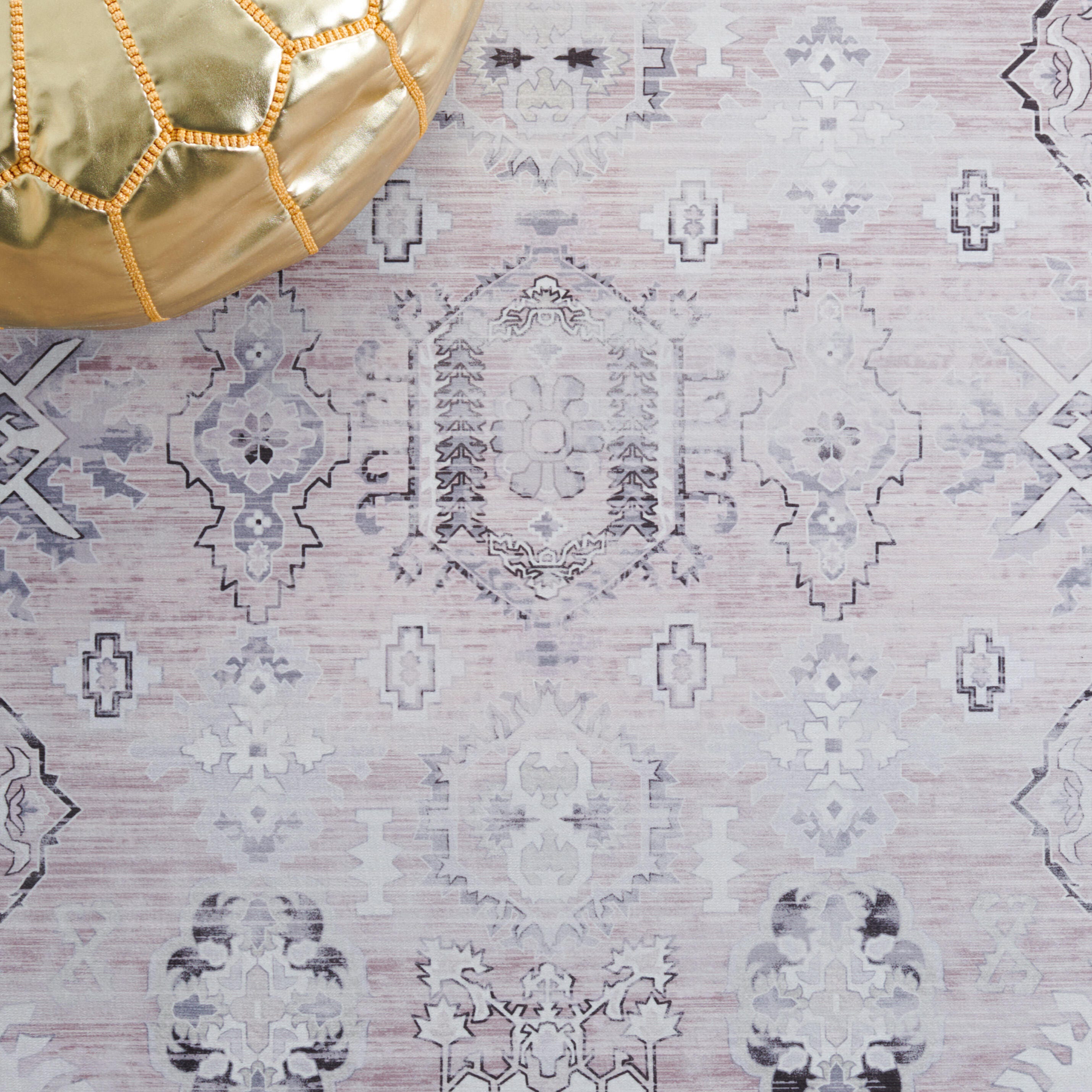 Safavieh Tucson 2' 6" x 8' Runner Rug, Pink/Beige, large