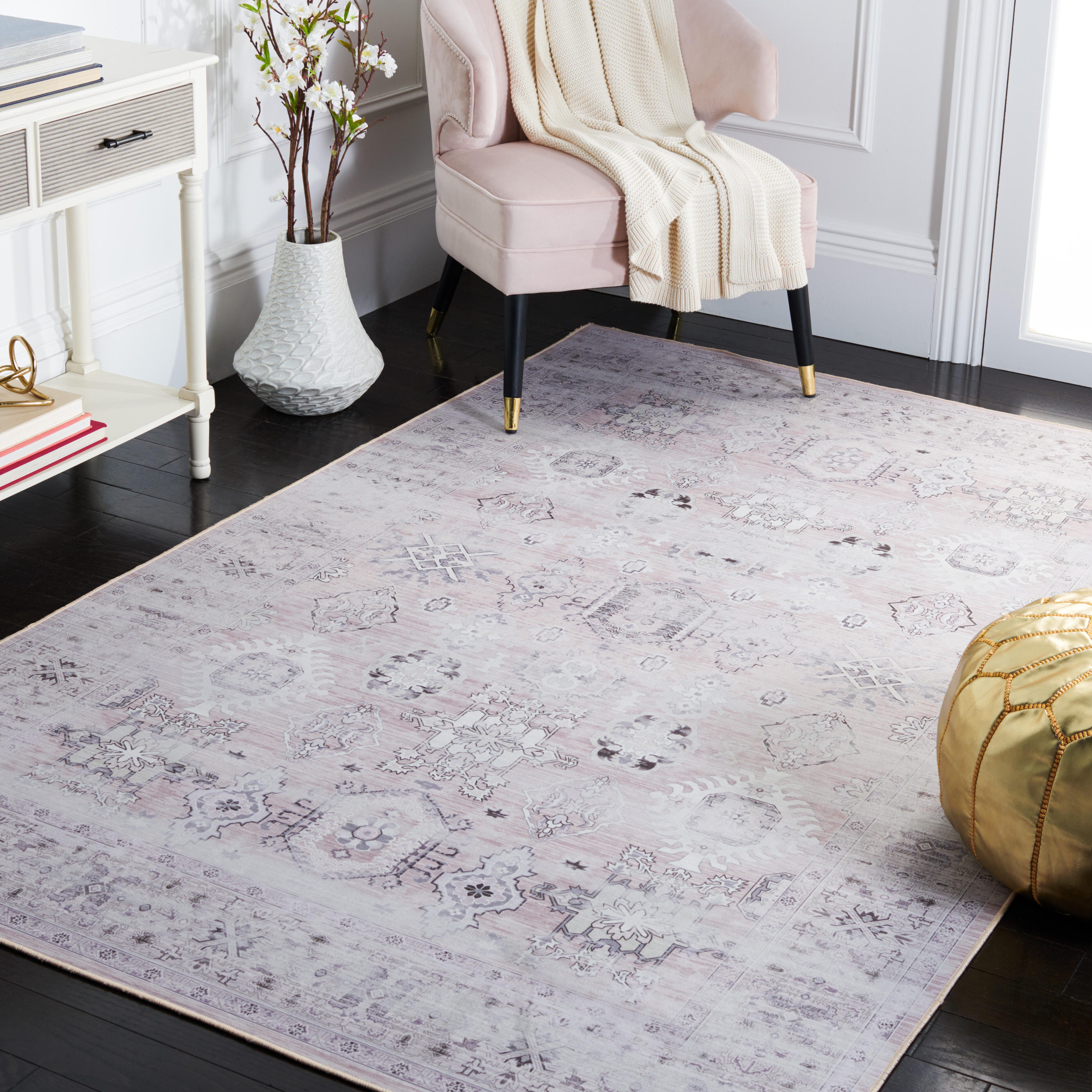 Safavieh Tucson 8' x 10' Area Rug, Pink/Beige