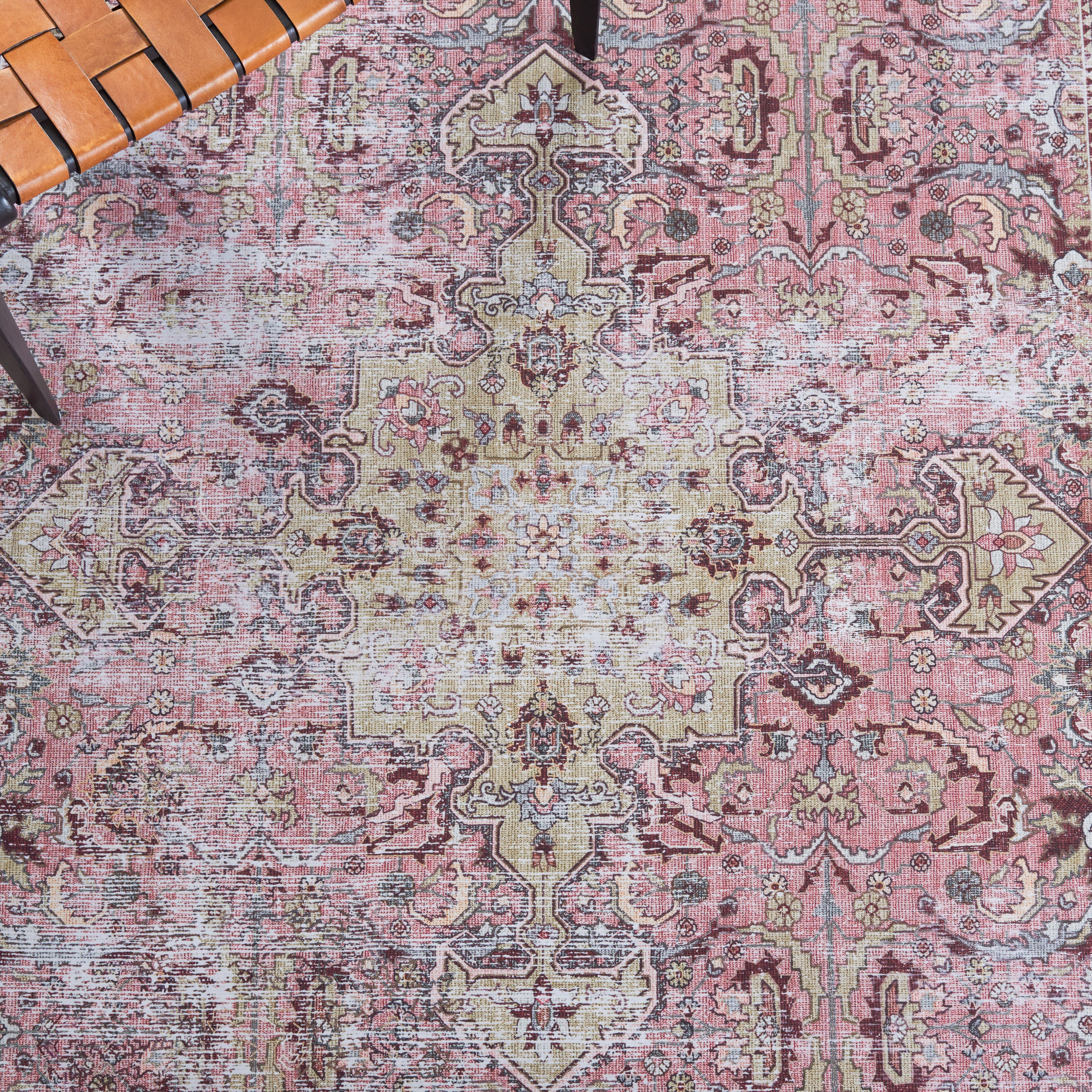 Safavieh Tucson 8' x 10' Area Rug, Pink/Beige, large