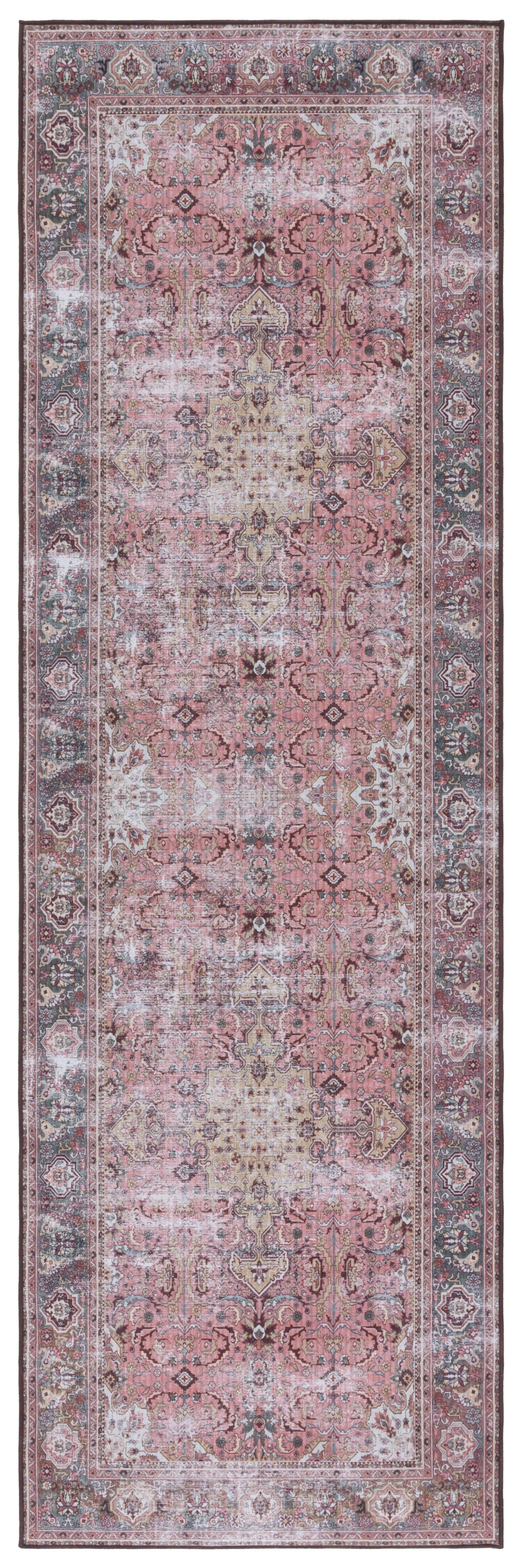 Safavieh Tucson 2' 6" x 8' Runner Rug, Pink/Beige, large