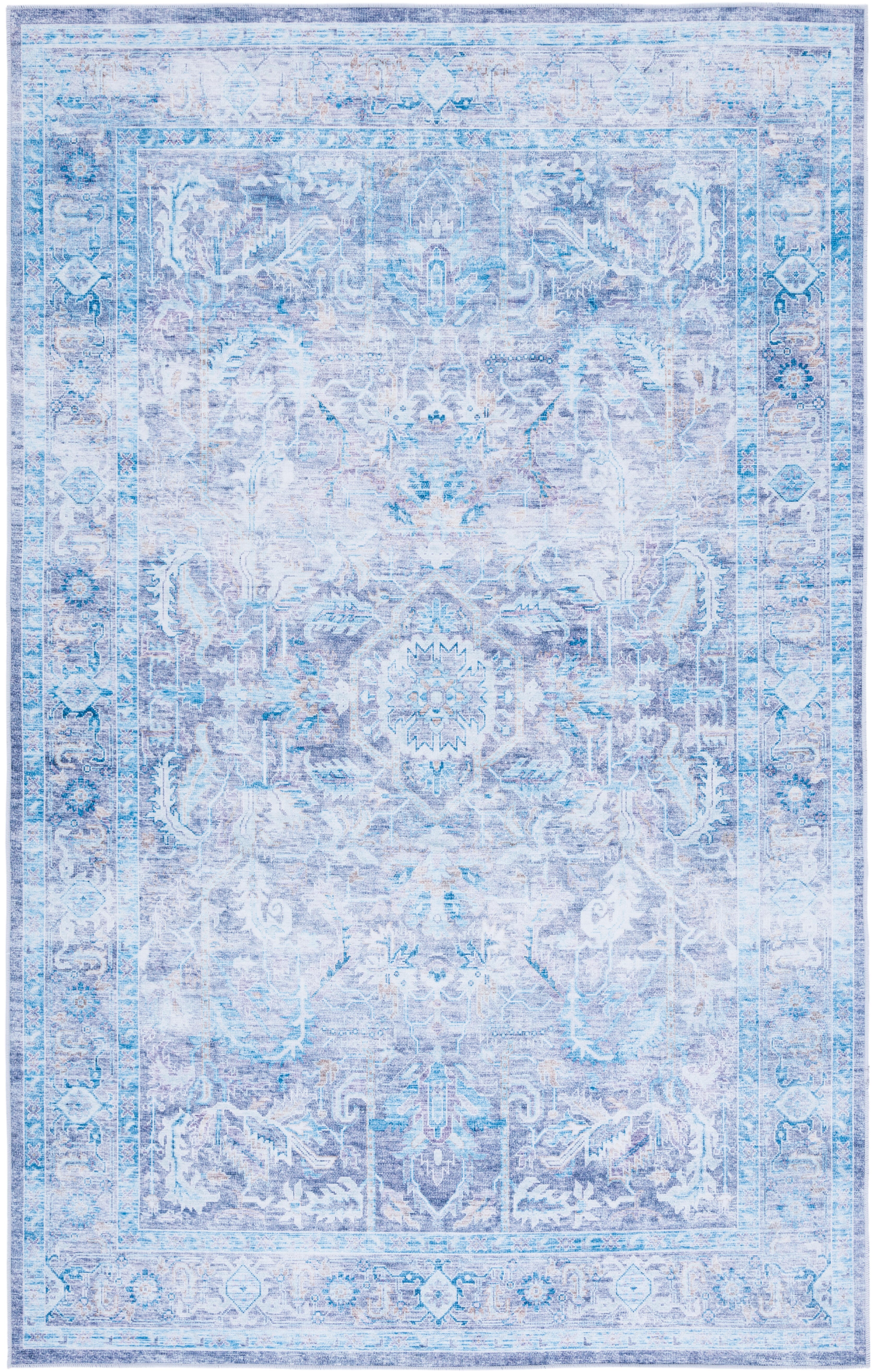 Safavieh Tucson 2' 6" x 4' Area Rug, Purple/Blue, large