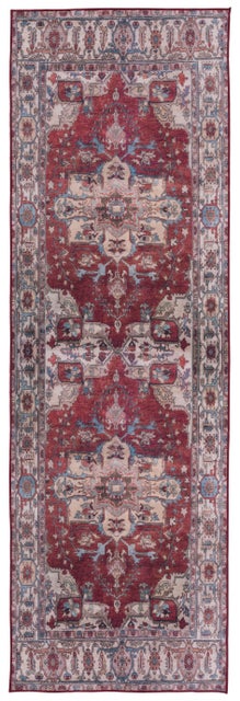 Safavieh Tucson 2' 6" x 6' Runner Rug, Red/Beige