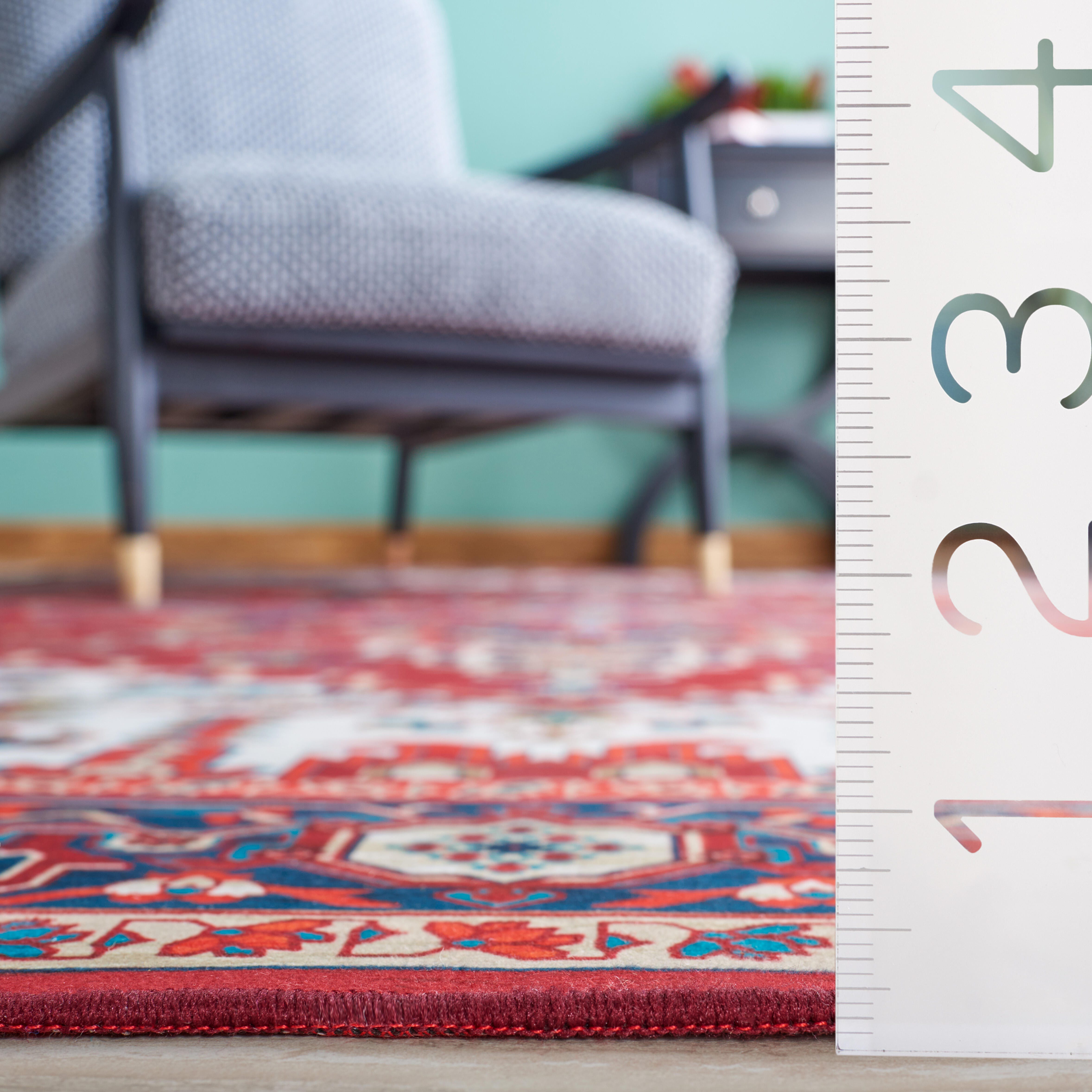 Safavieh Tucson 3' x 5' Area Rug, Red/Blue, large