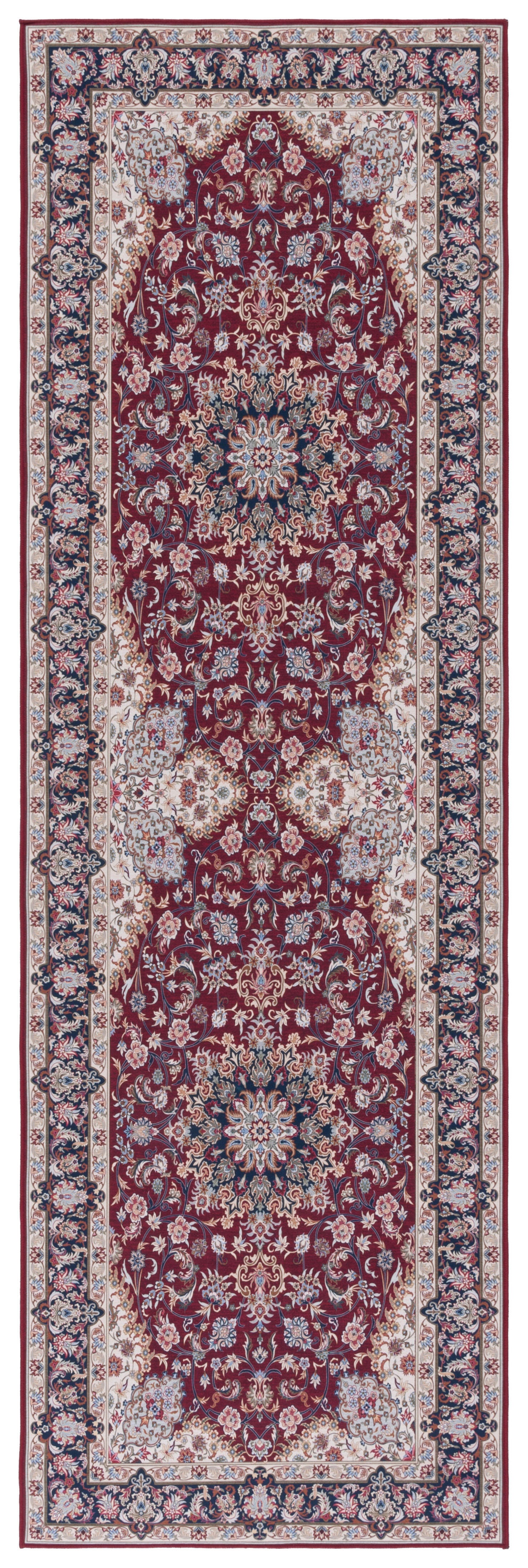 Safavieh Tucson 2' 6" x 8' Runner Rug, Red/Navy, large