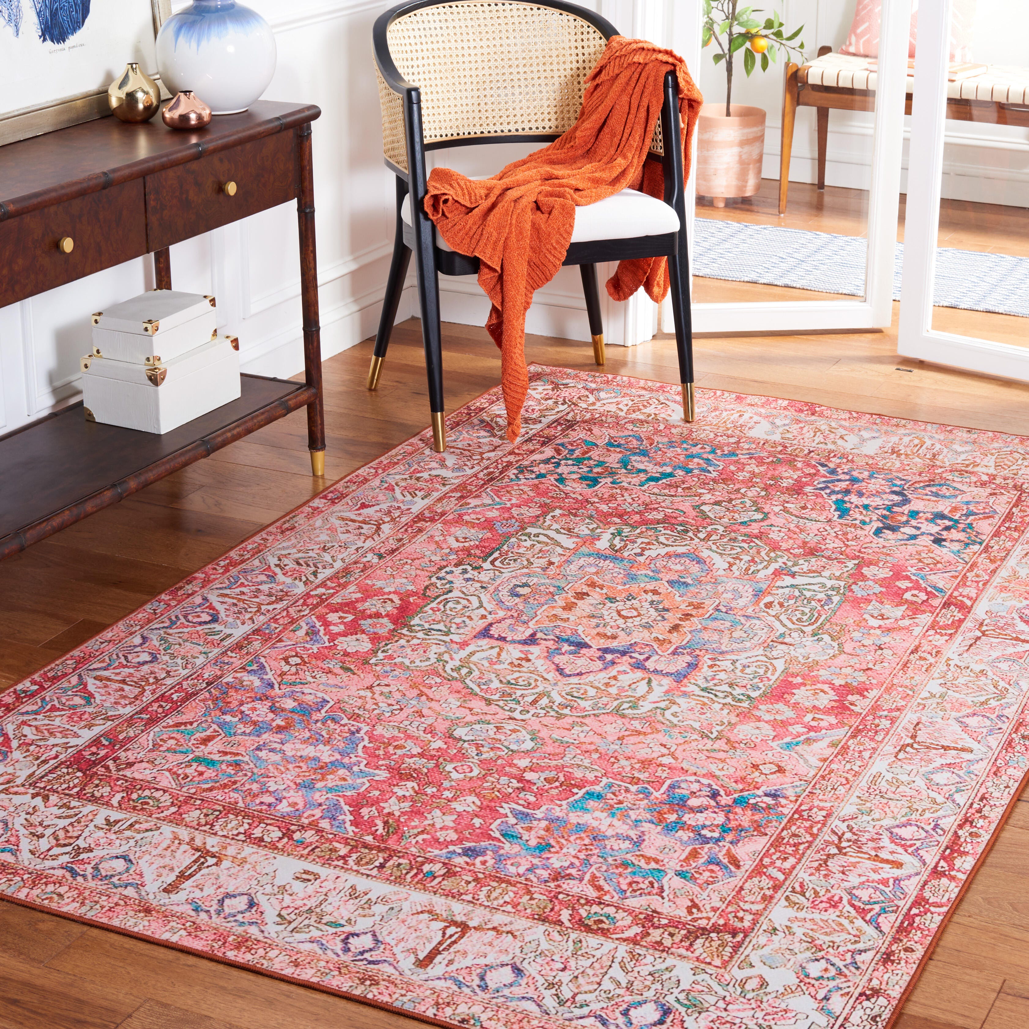 Safavieh Tucson 8' x 10' Area Rug, Rose/Beige