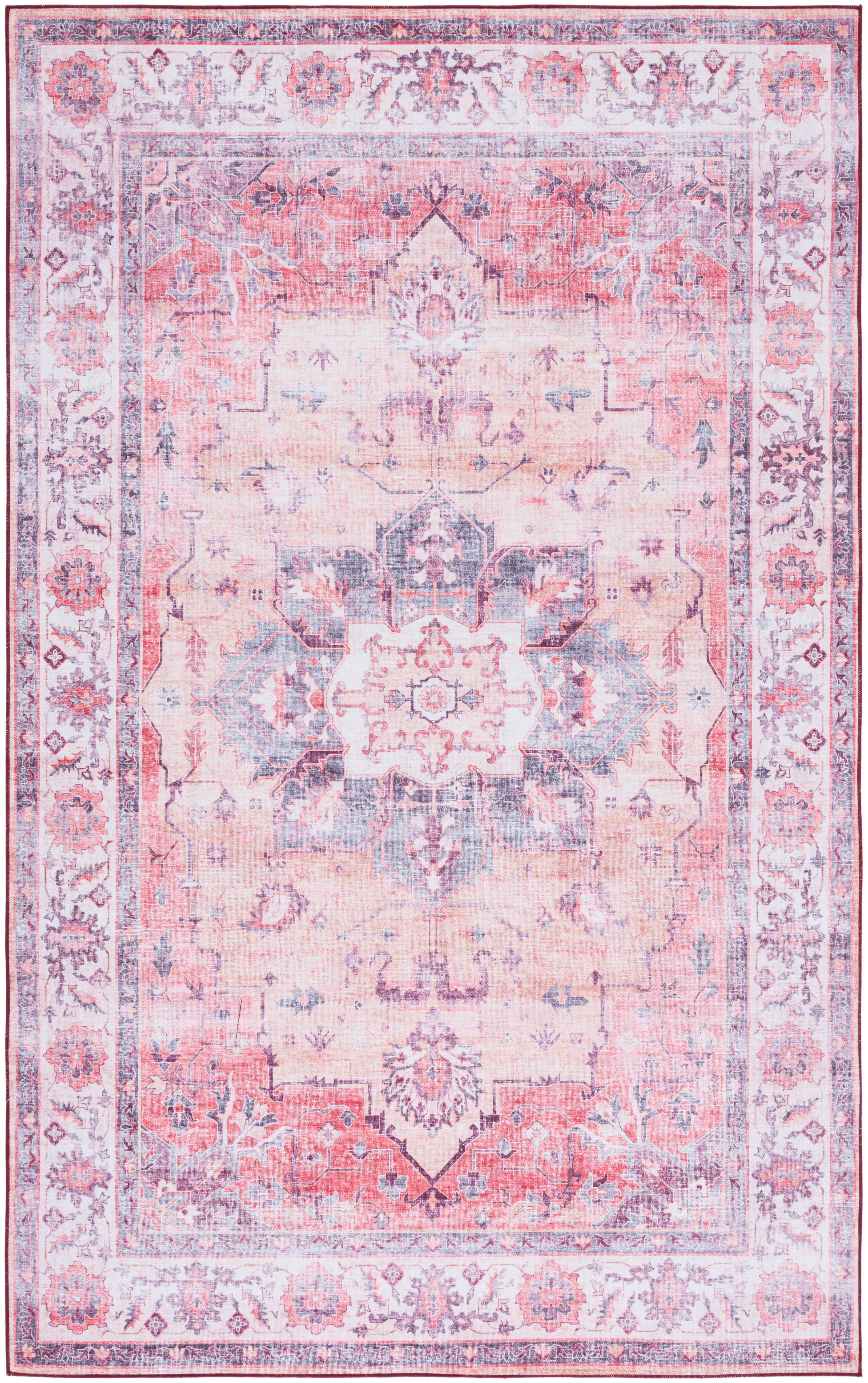 Safavieh Tucson 3' x 5' Area Rug, Rust/Beige, large