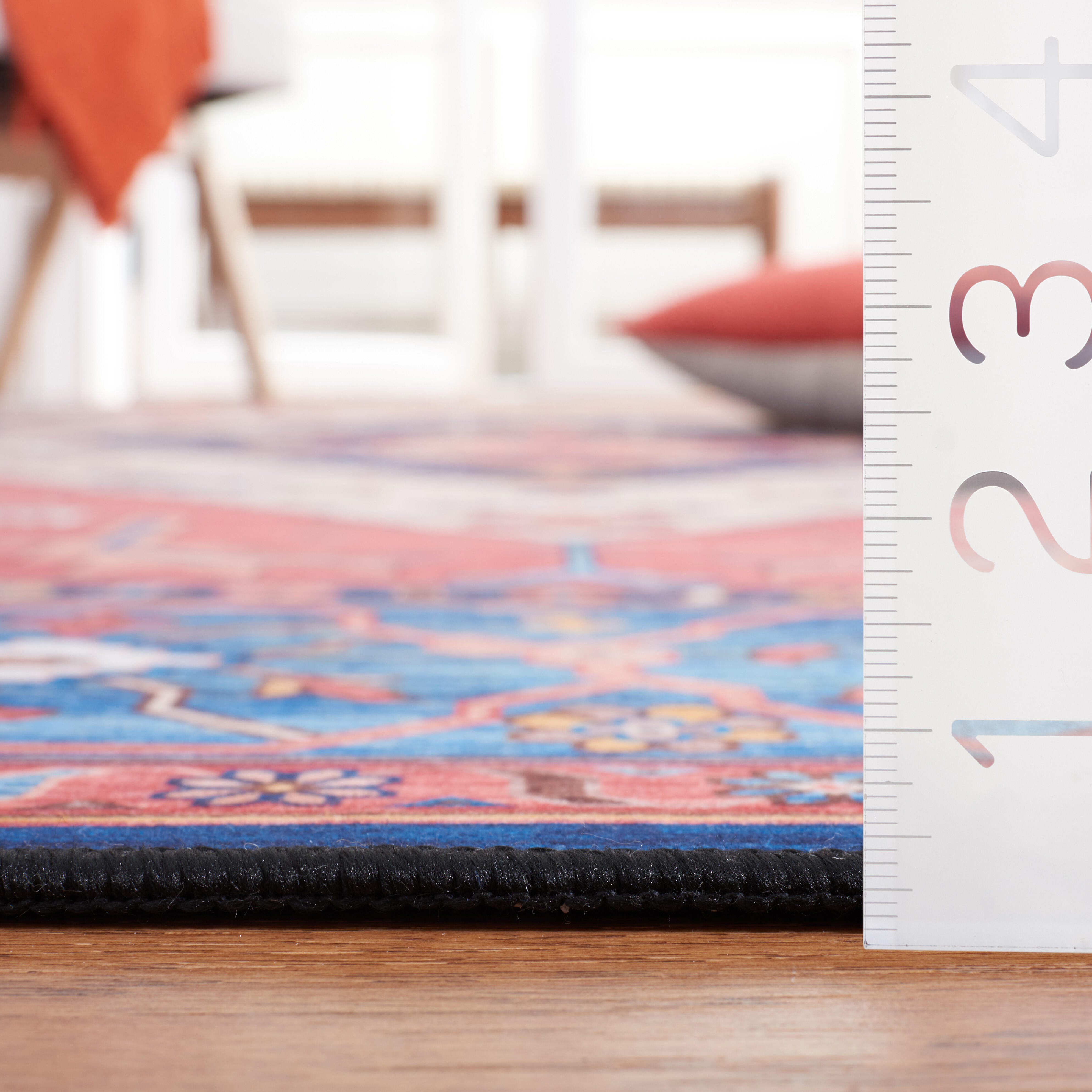 Safavieh Tucson 5' x 8' Area Rug, Rust/Blue, large