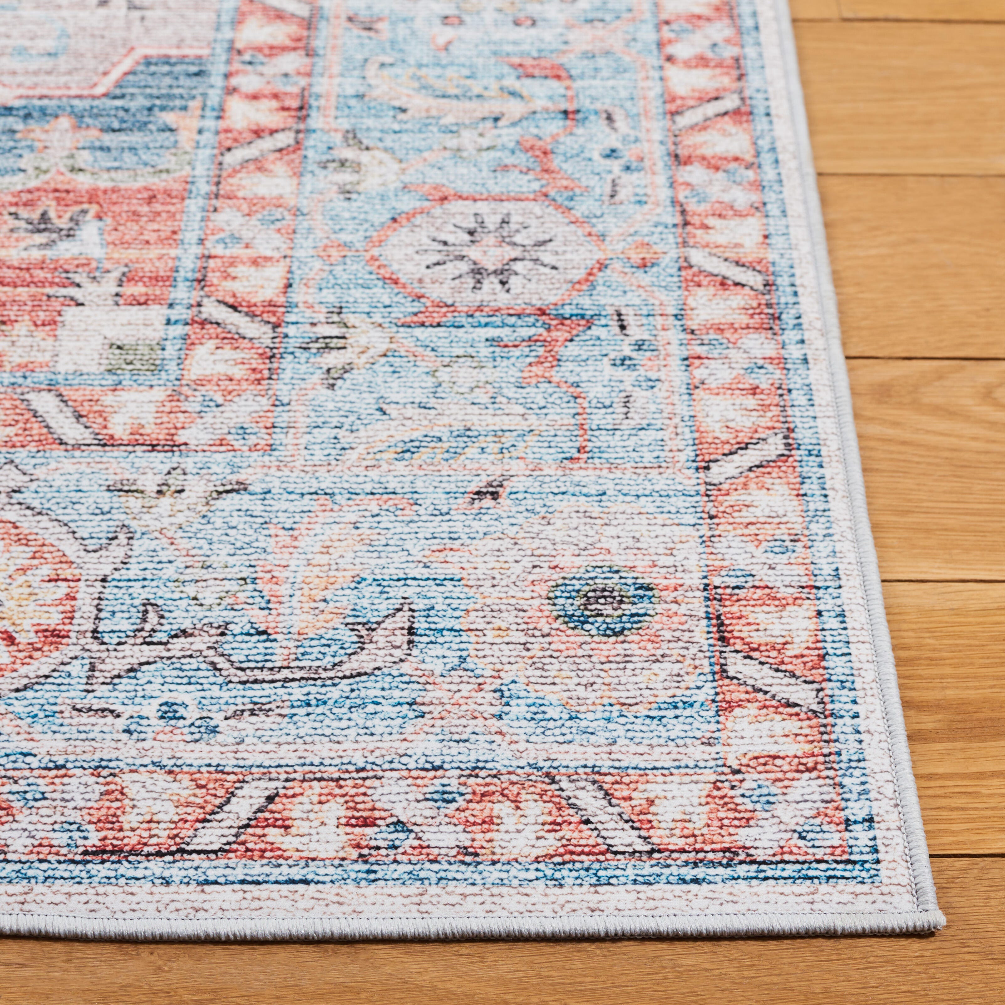 Safavieh Tucson 3' x 5' Area Rug, Turquoise/Rust, large