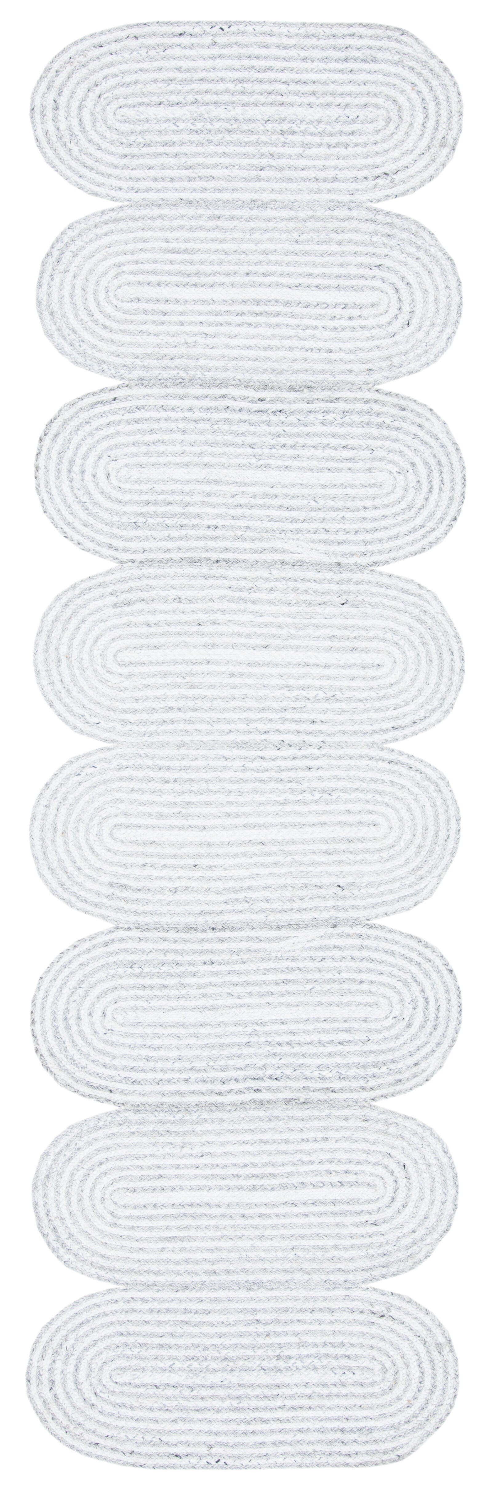 Safavieh Cape Cod Collection Faranaz 2'3" x 8' Runner Rug, Gray/Ivory, large