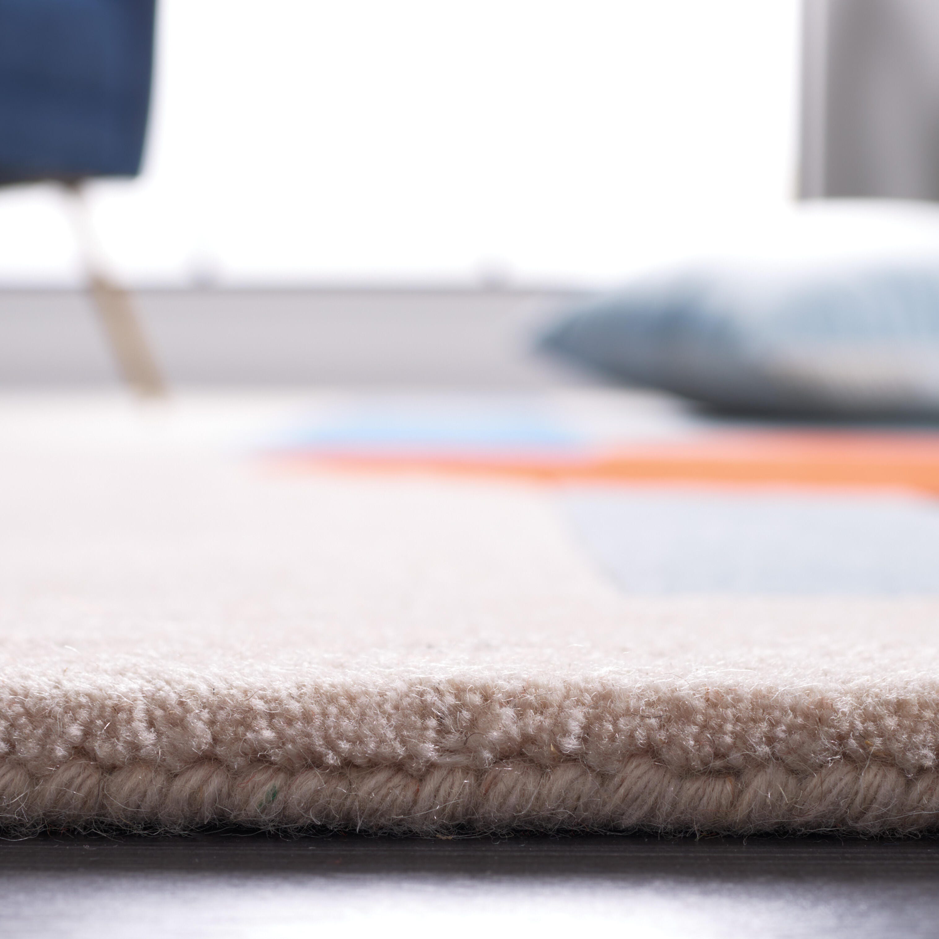 Safavieh Fifth Avenue Collection Lovie 5' x 8' Area Rug, Beige/Blue, large