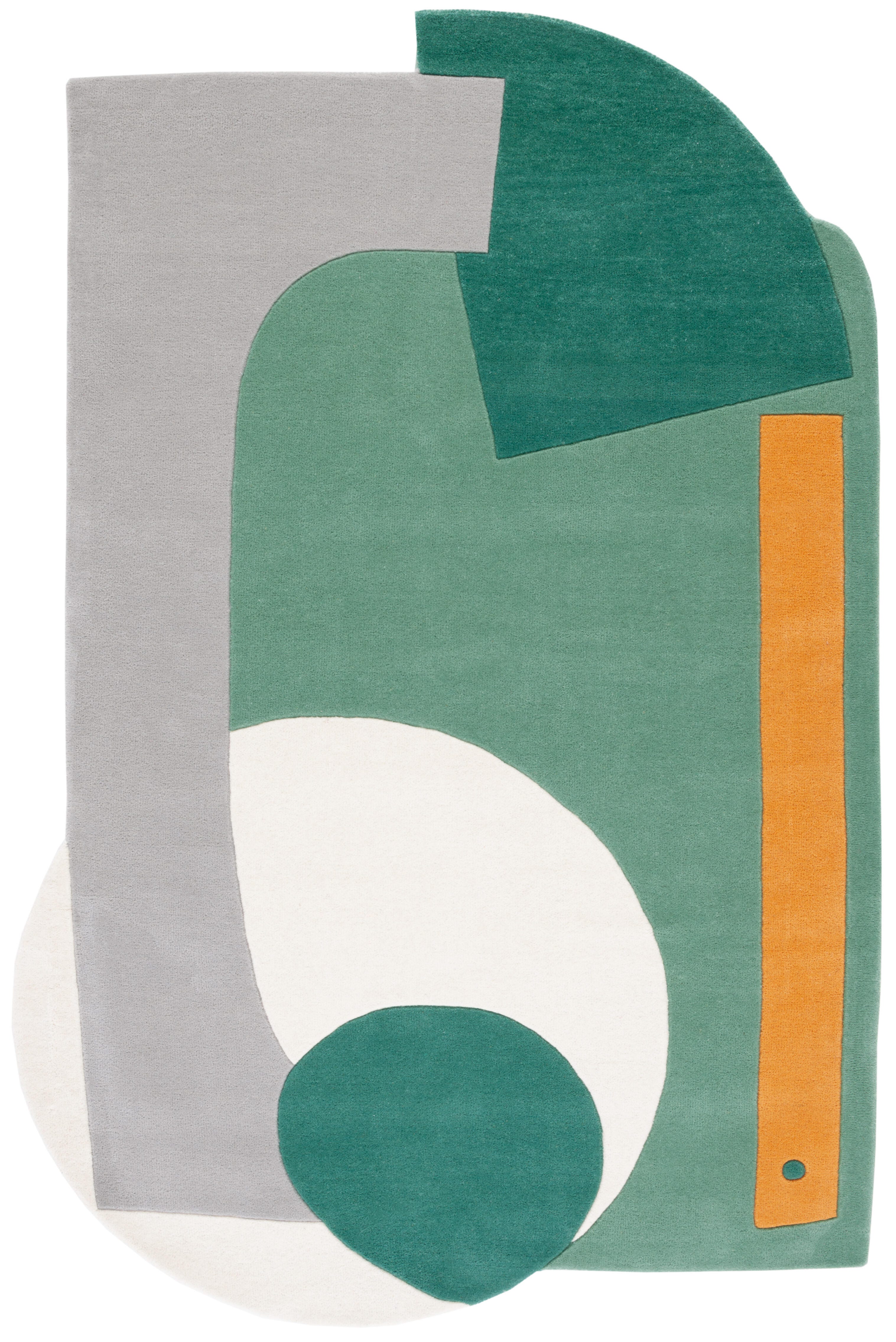 Safavieh Fifth Avenue Collection Sorne 6' x 9' Area Rug, Green/Ivory, large