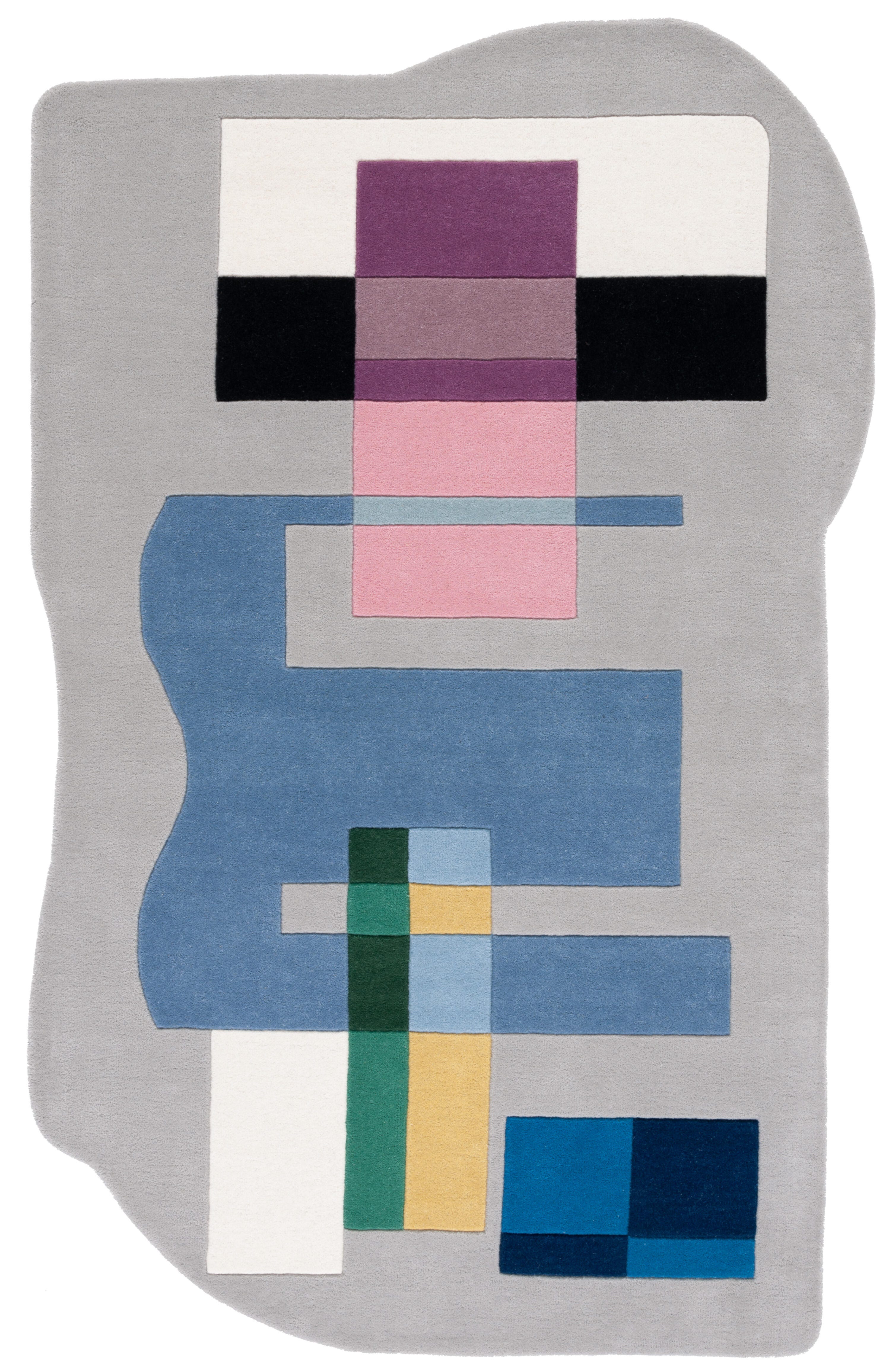 Safavieh Fifth Avenue Collection Emica 6' x 9' Area Rug, Gray/Blue, large