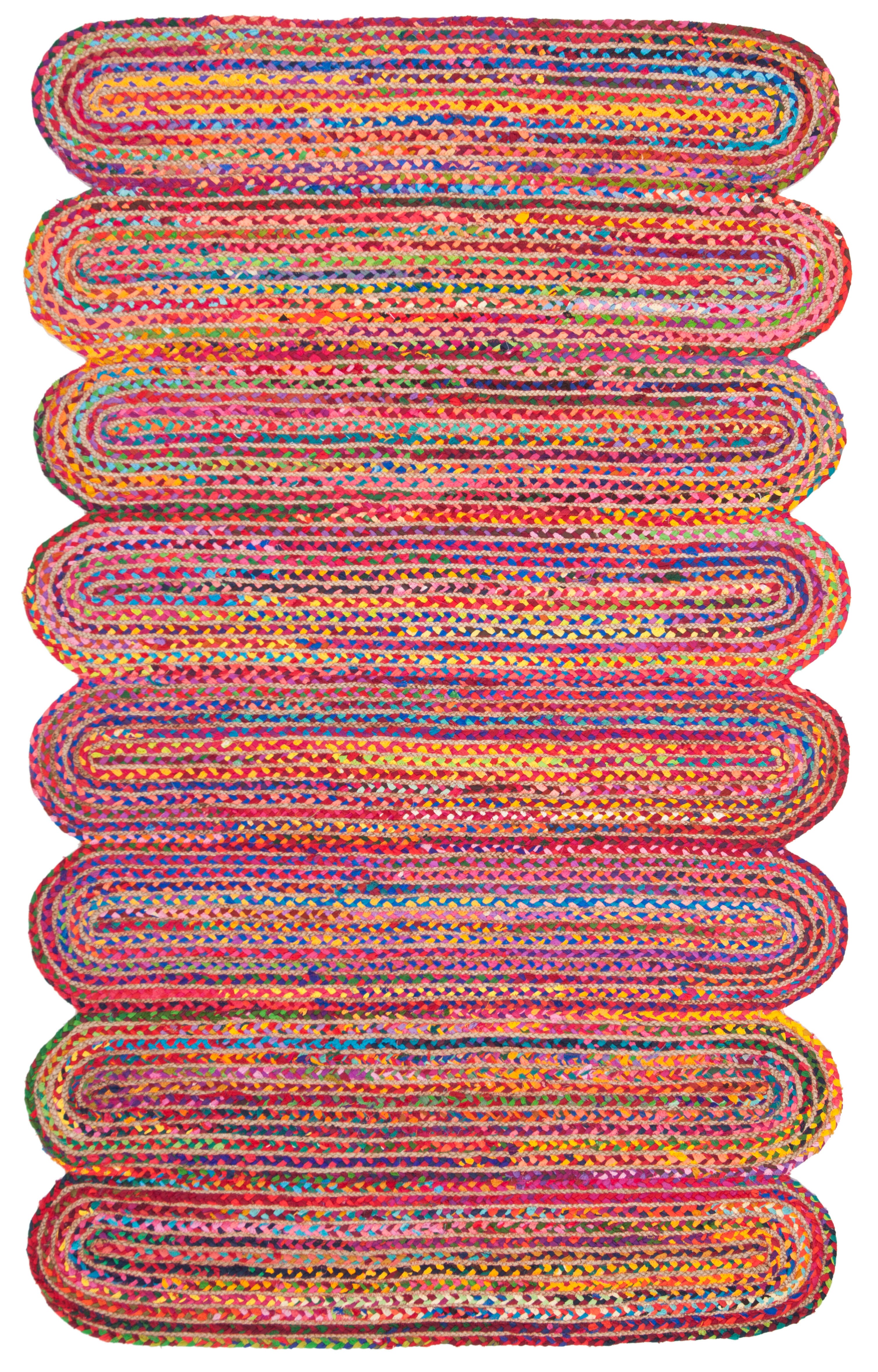 Safavieh Cape Cod Collection Lelar 3' x 5' Area Rug, Red/Multi, large