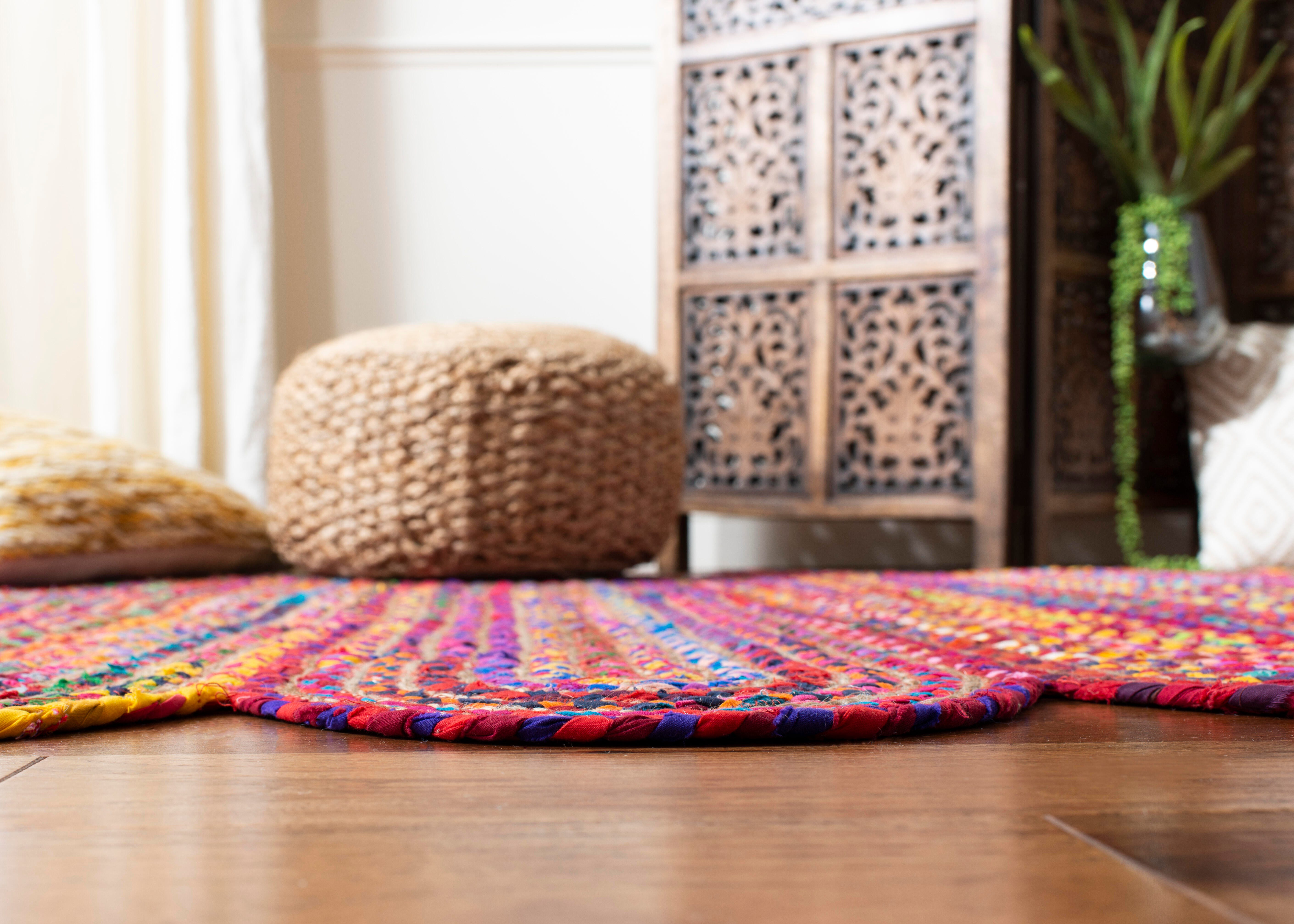 Safavieh Cape Cod Collection Lelar 3' x 5' Area Rug, Red/Multi, large
