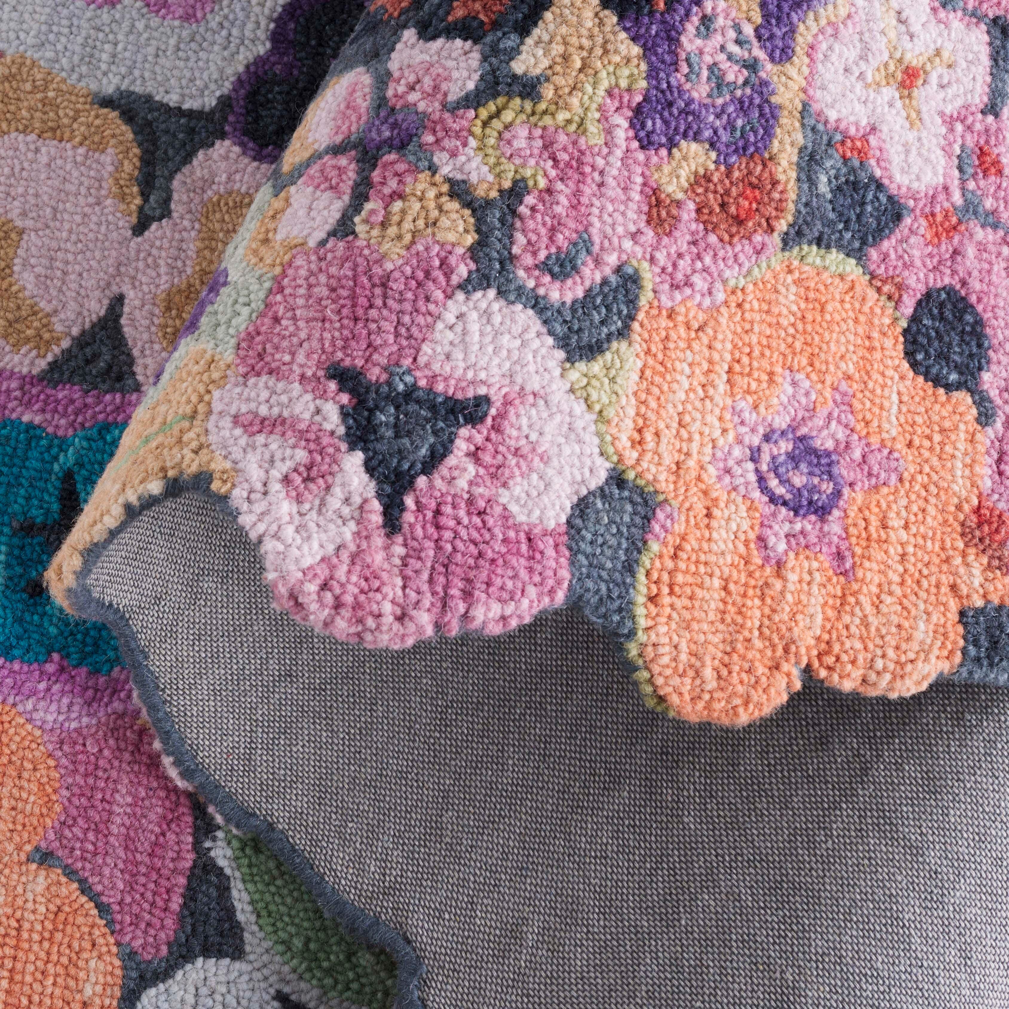Safavieh Jardin Collection Liubov 3' x 5' Area Rug, Gray/Pink, large