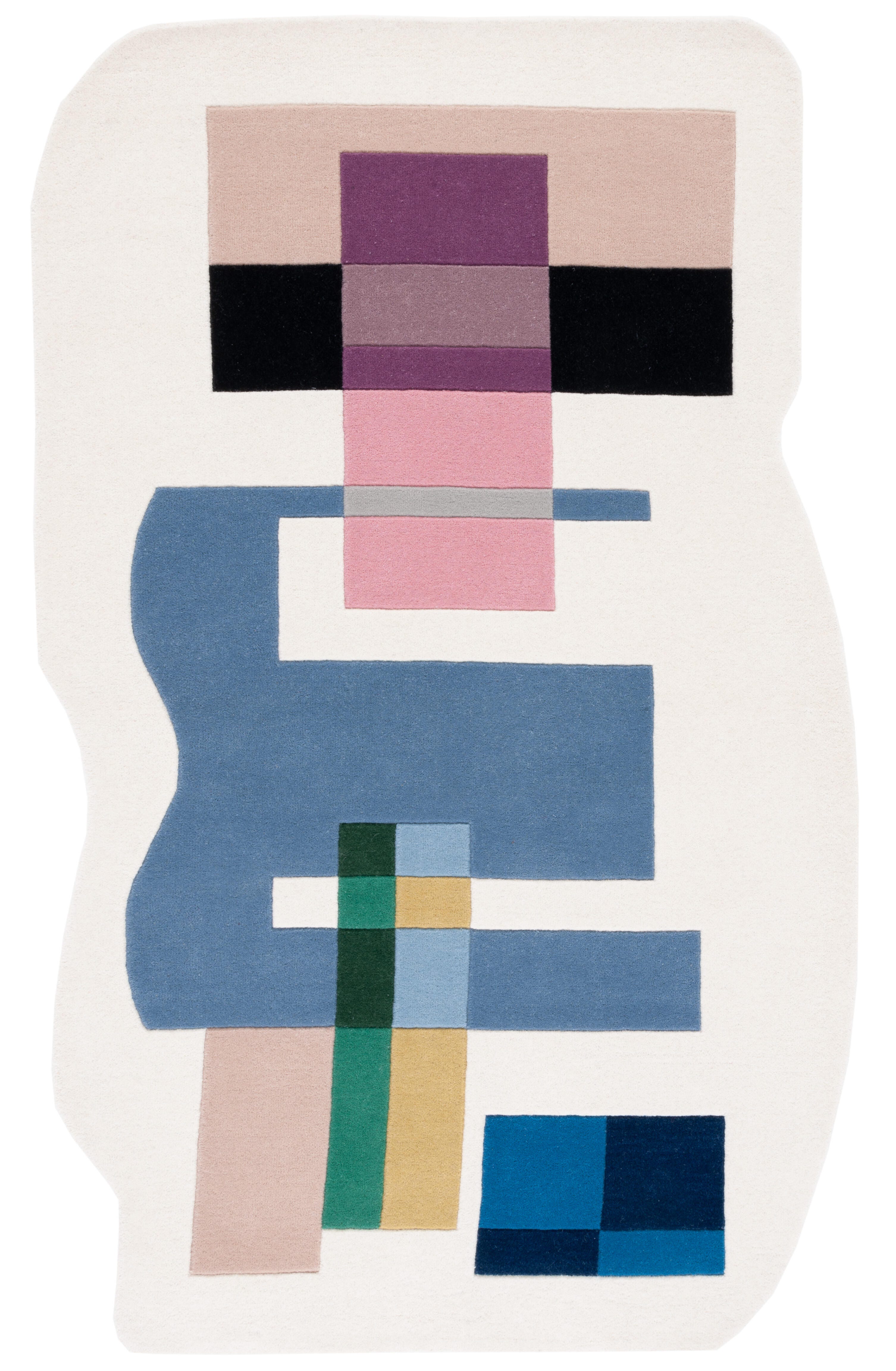 Safavieh Fifth Avenue Collection Emica 6' x 9' Area Rug, Ivory/Blue, large