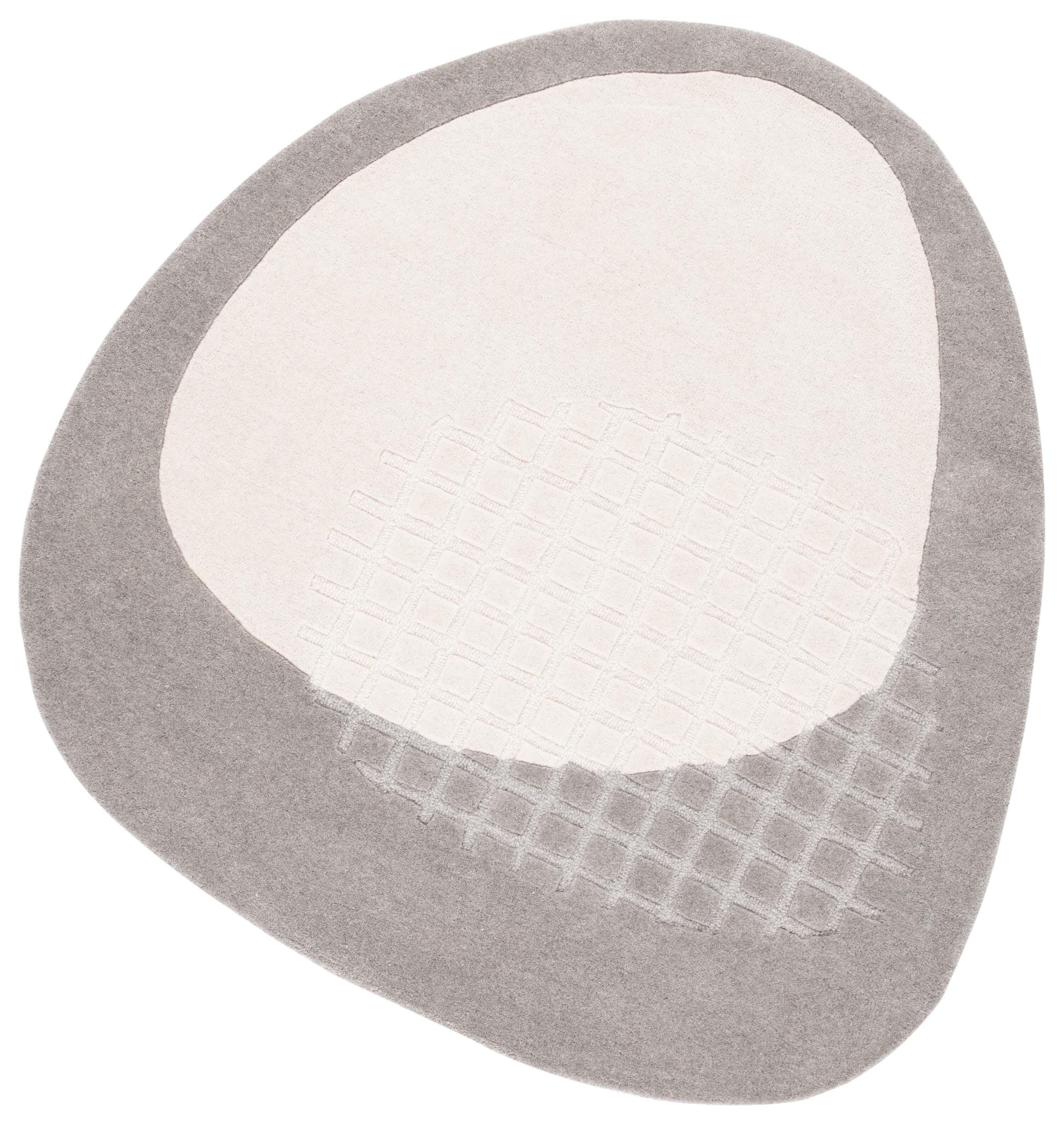 Safavieh Novelty Collection Urta 6' x 6' Square Rug, Gray/Ivory, large