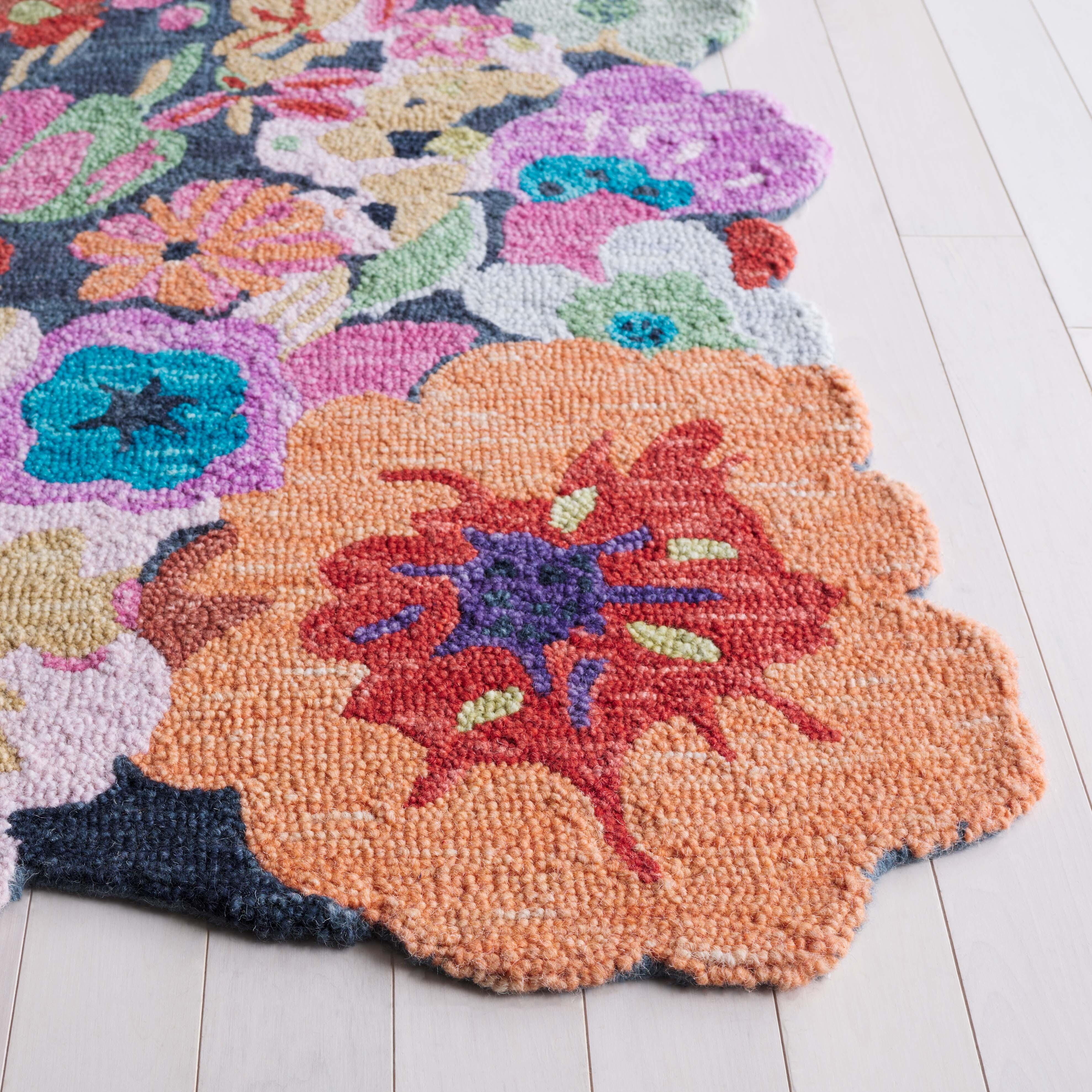 Safavieh Jardin Collection Liubov 8' x 10' Area Rug, Gray/Pink, large
