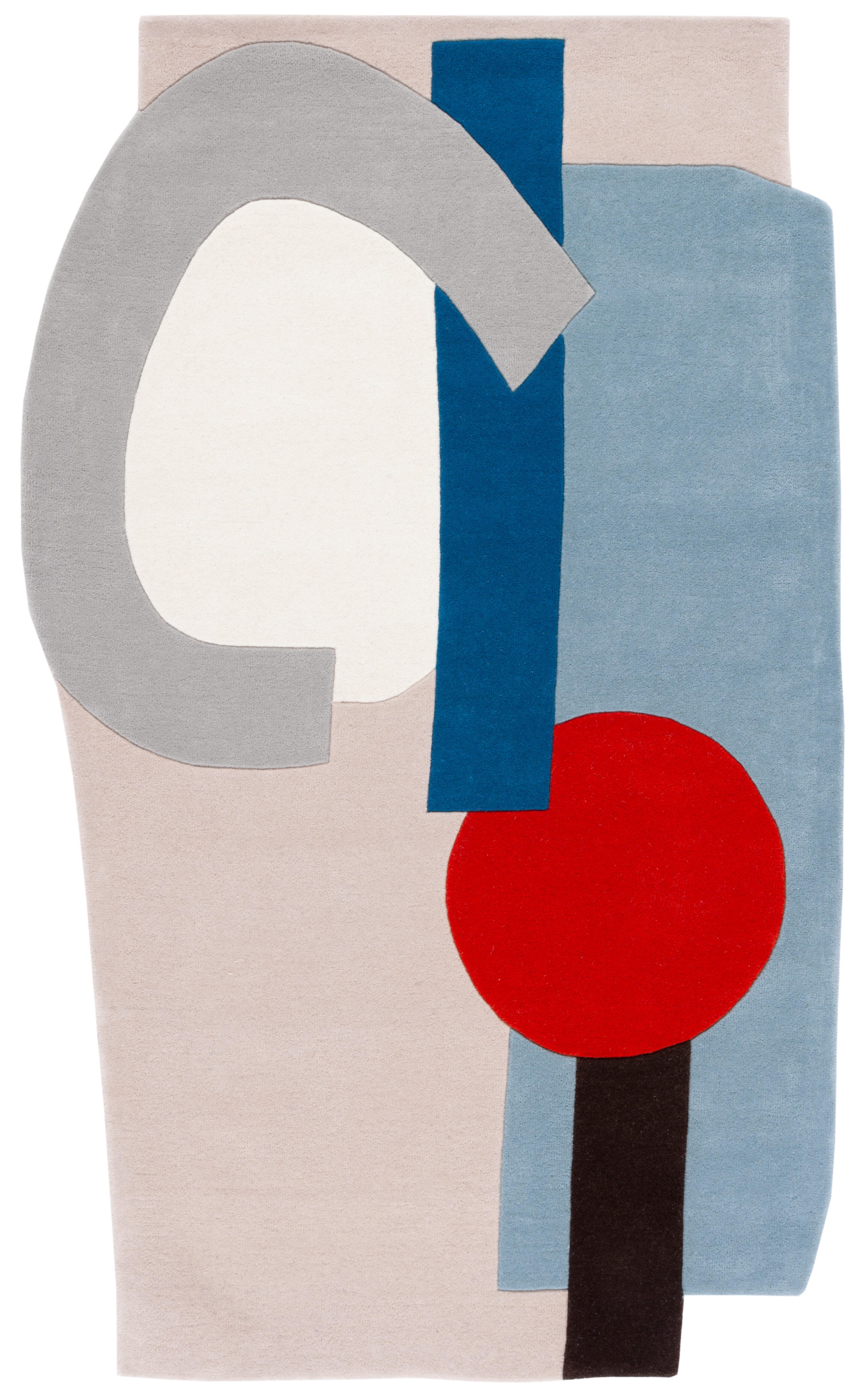 Safavieh Fifth Avenue Collection Lovie 6' x 9' Area Rug, Beige/Blue, large
