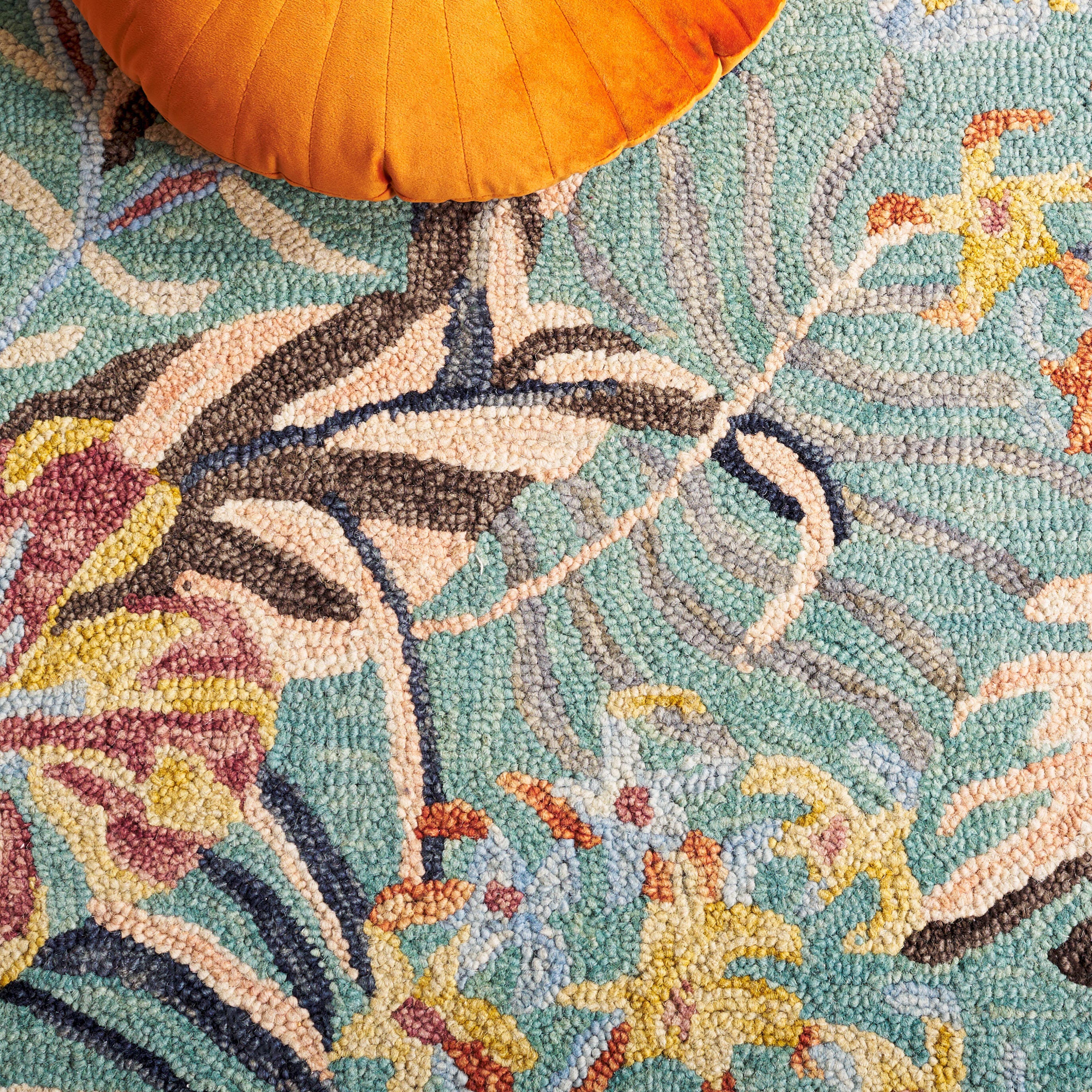 Safavieh Jardin Collection Dife 5' x 8' Area Rug, Navy/Turquoise, large