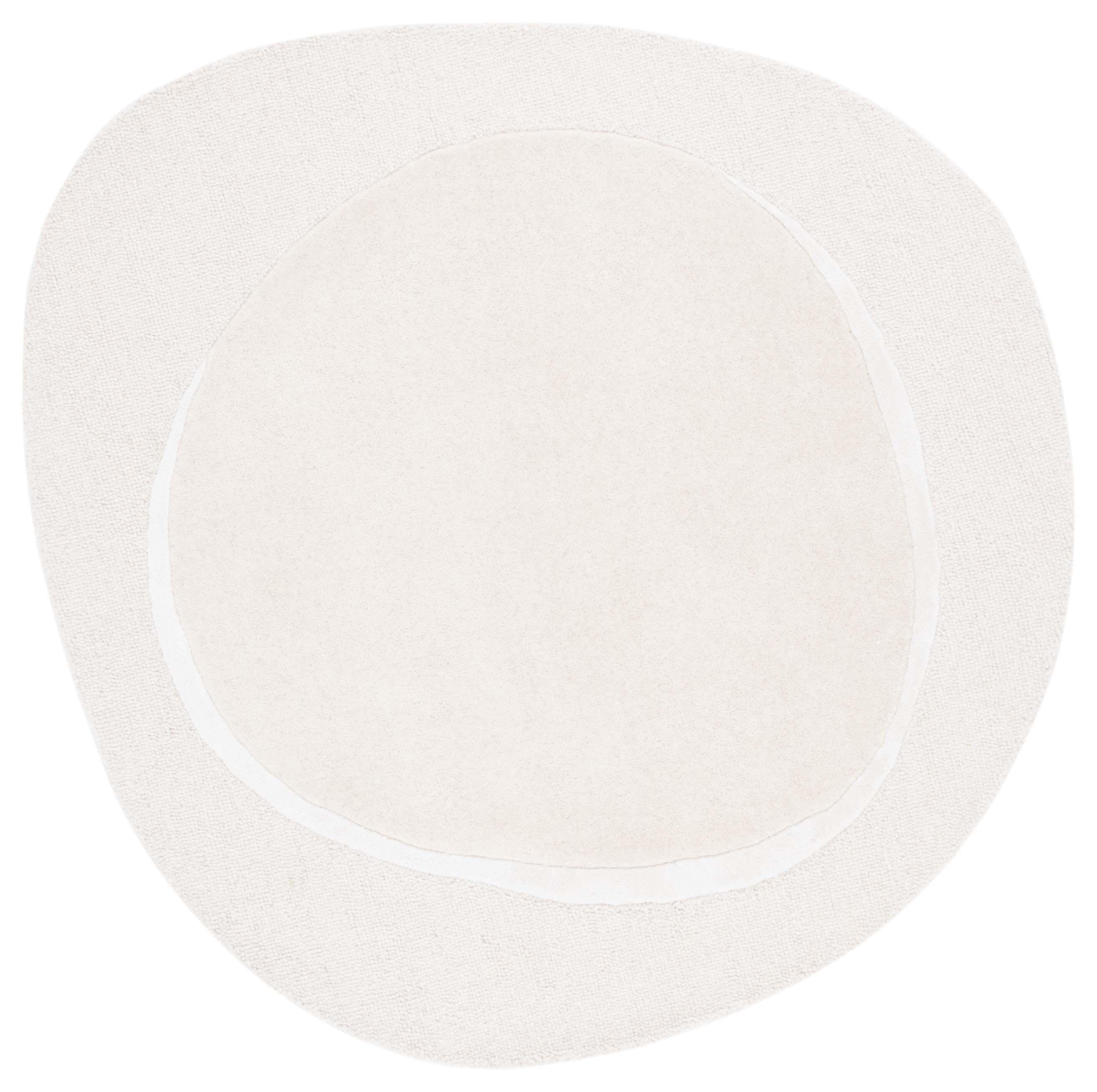 Safavieh Novelty Collection Eliza 3' x 3' Square Rug, Ivory, large