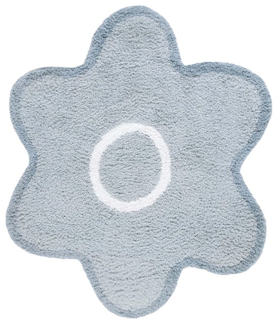 Safavieh Novelty Collection Lorea 6' x 6' Round Rug, Light Gray/Ivory