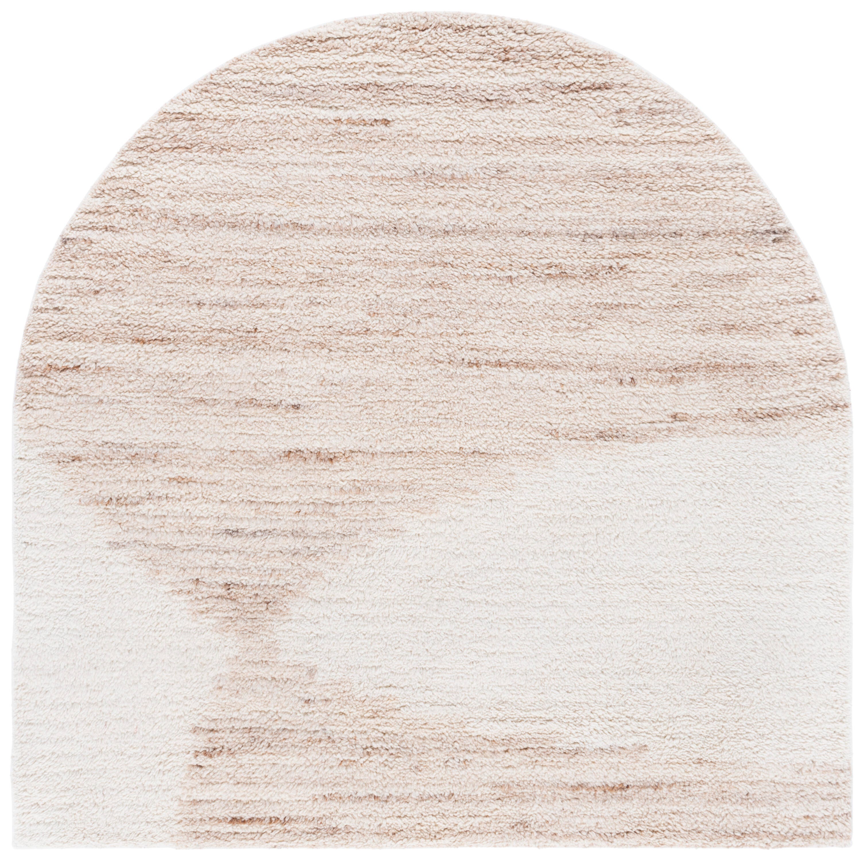 Safavieh Vermont Collection Boris 6' x 6' Square Rug, Beige/Ivory, large