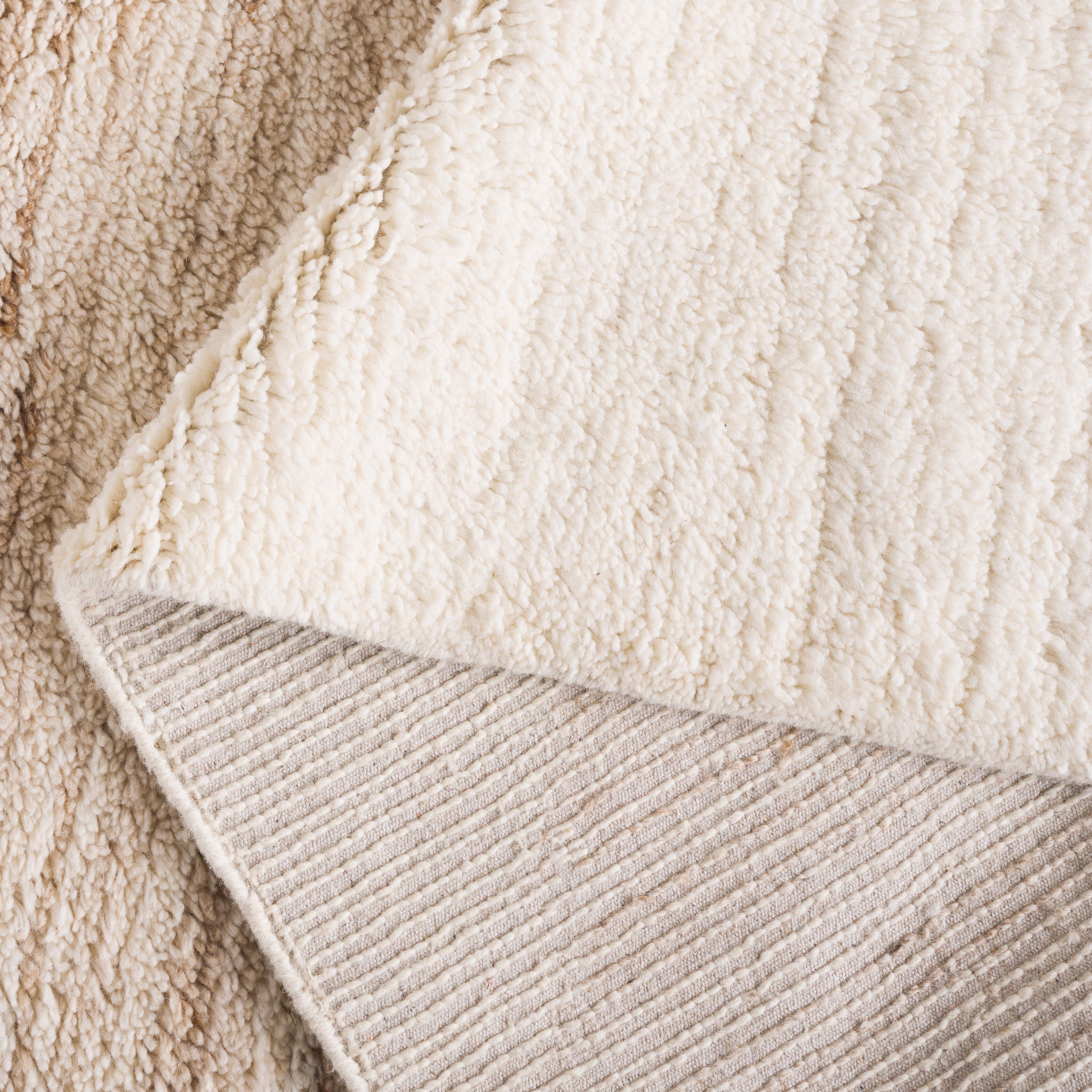 Safavieh Vermont Collection Boris 6' x 6' Square Rug, Beige/Ivory, large