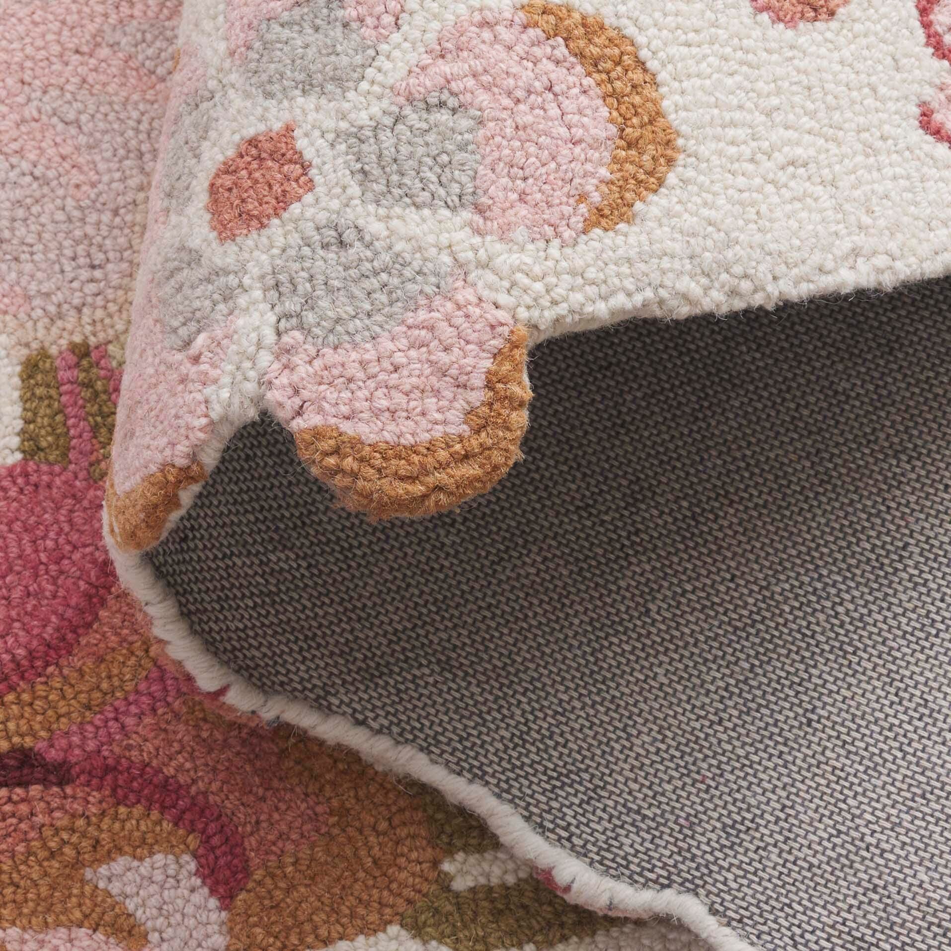 Safavieh Jardin Collection Resie 4' x 6' Area Rug, Ivory/Pink, large