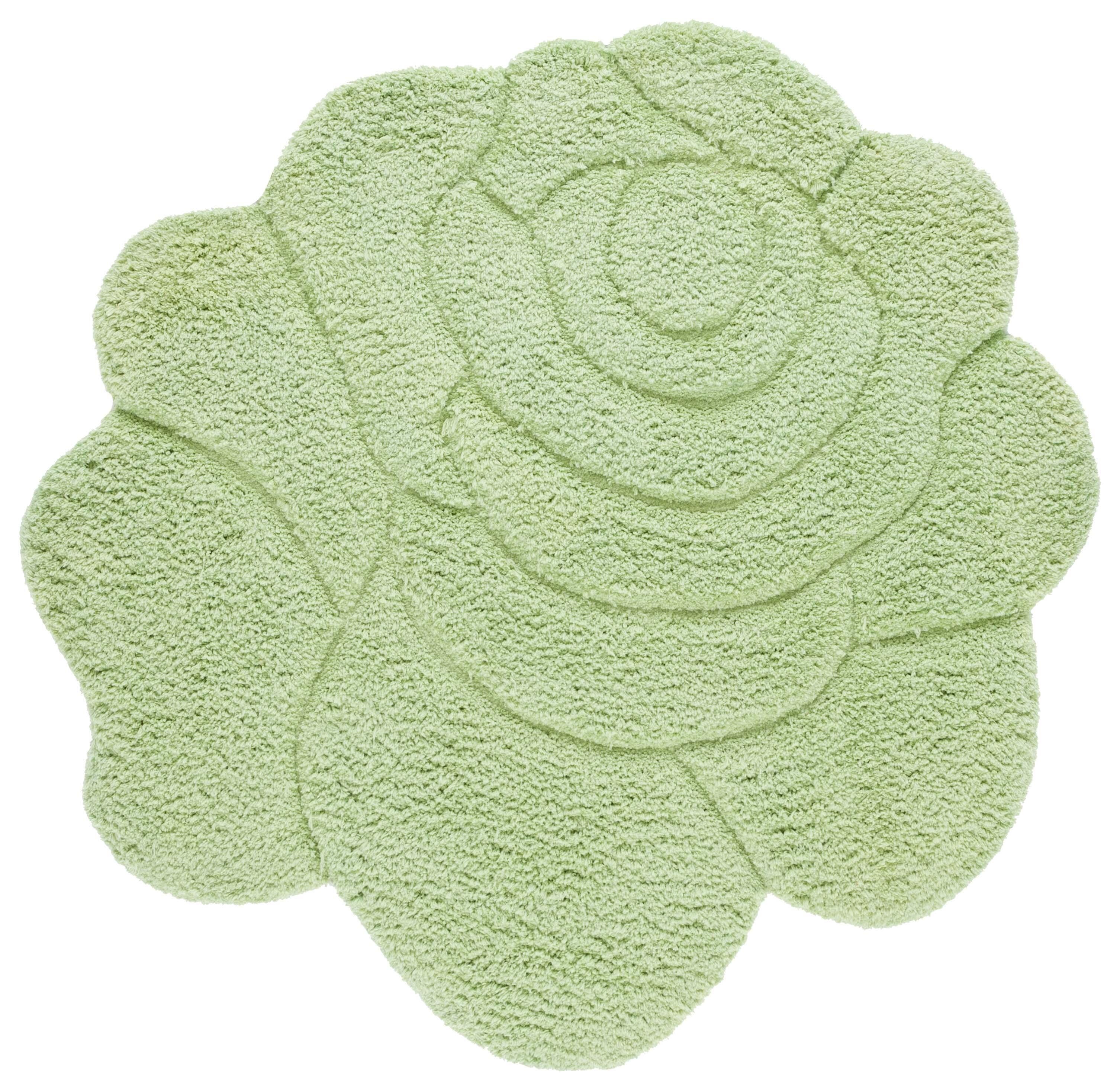 Safavieh Novelty Collection Nanae 6' x 6' Round Rug, Green, large