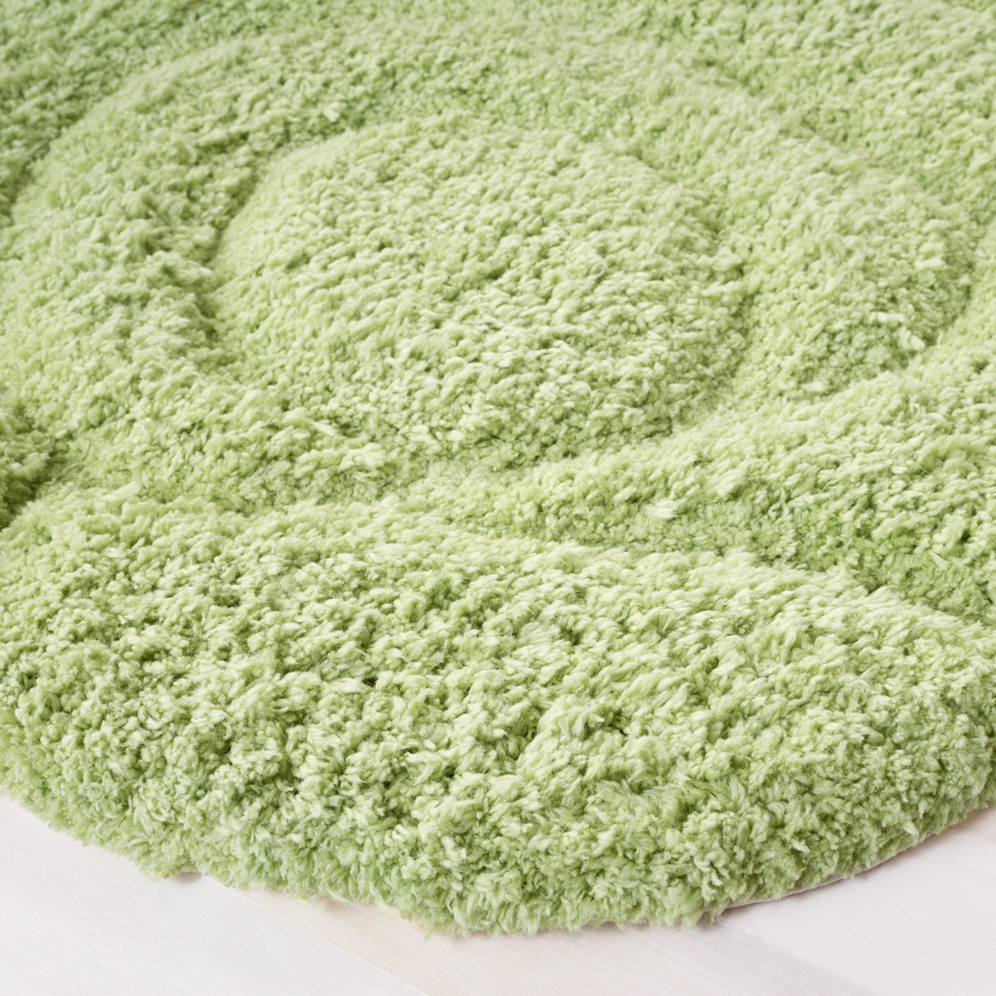 Safavieh Novelty Collection Nanae 6' x 6' Round Rug, Green, large