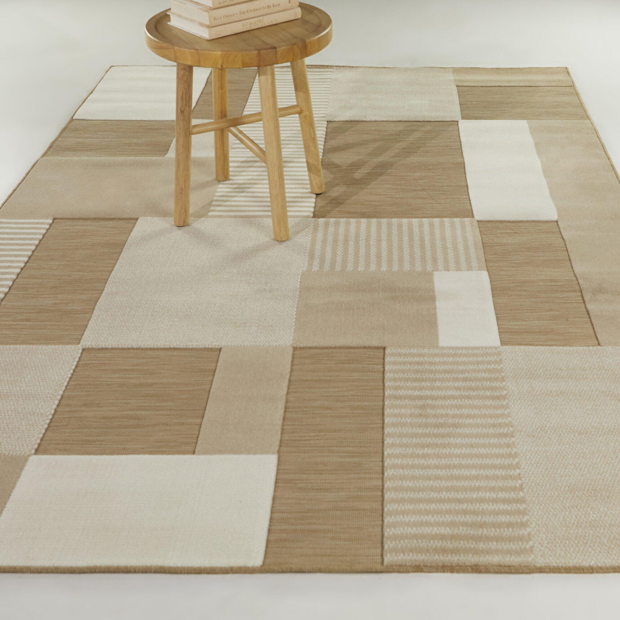 Balta Rugs Avison 5' 3" x 7' Area Rug, Tan, rollover