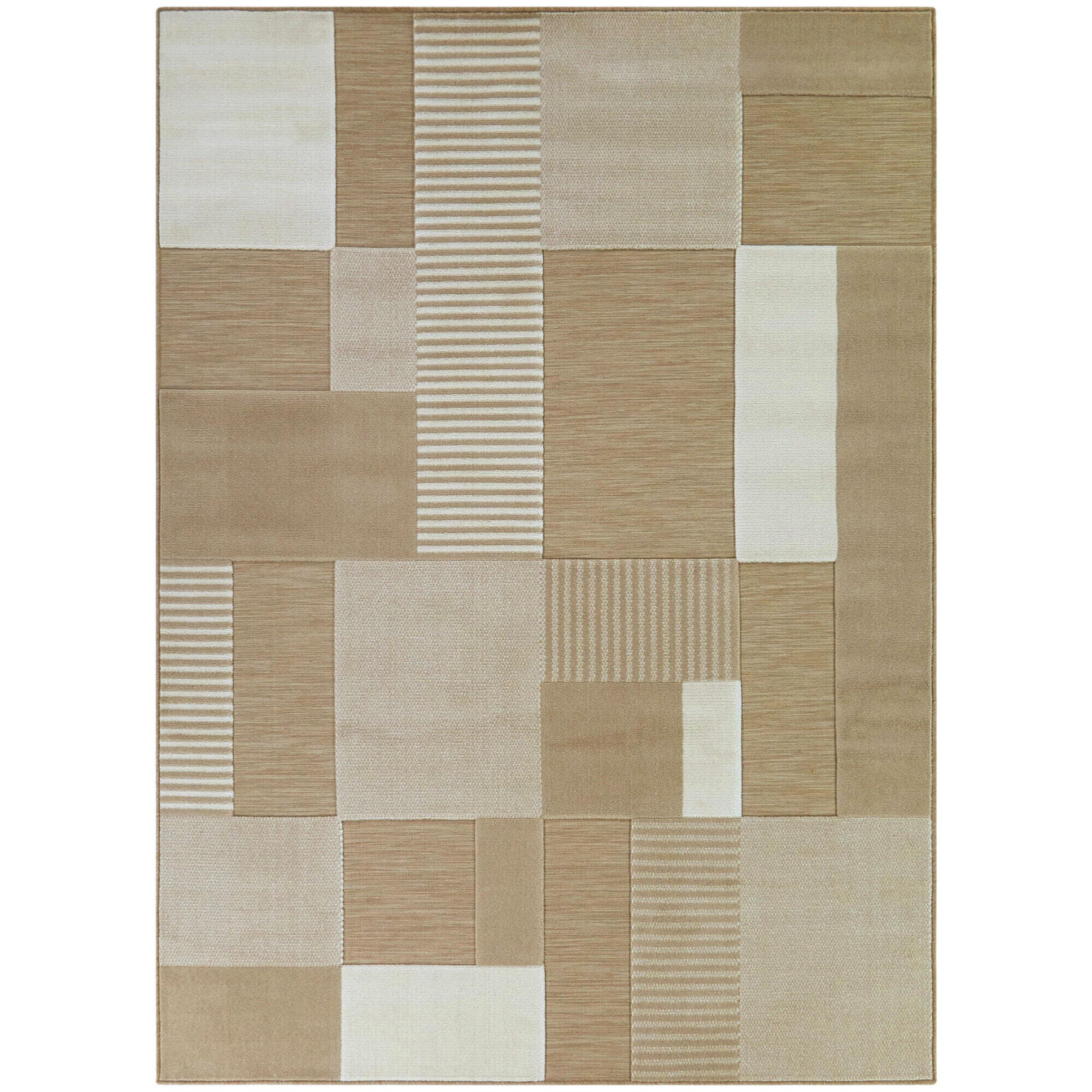 Balta Rugs Avison 5' 3" x 7' Area Rug, Tan, large