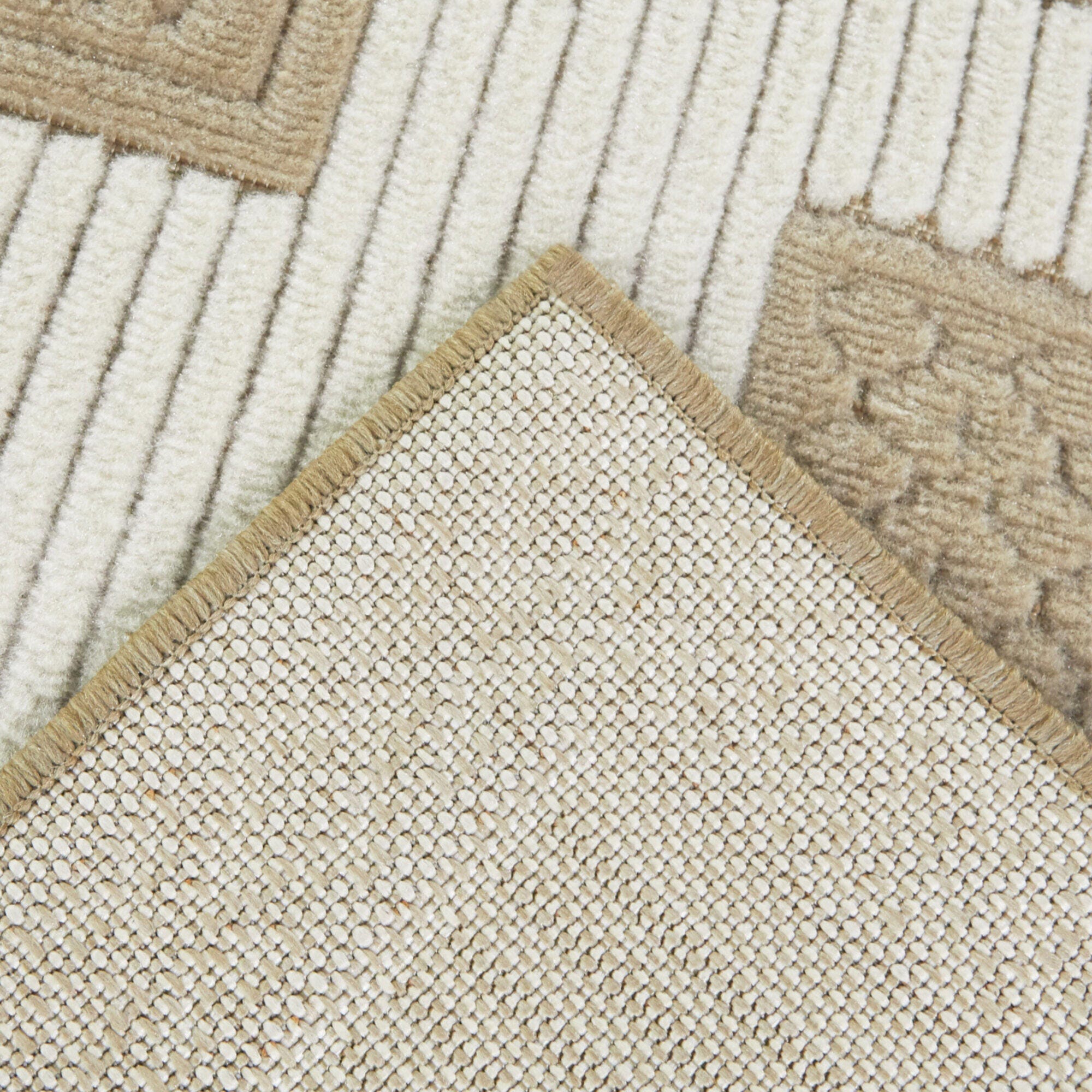 Balta Rugs Cernuda 5' 3" x 7' Area Rug, Cream, large
