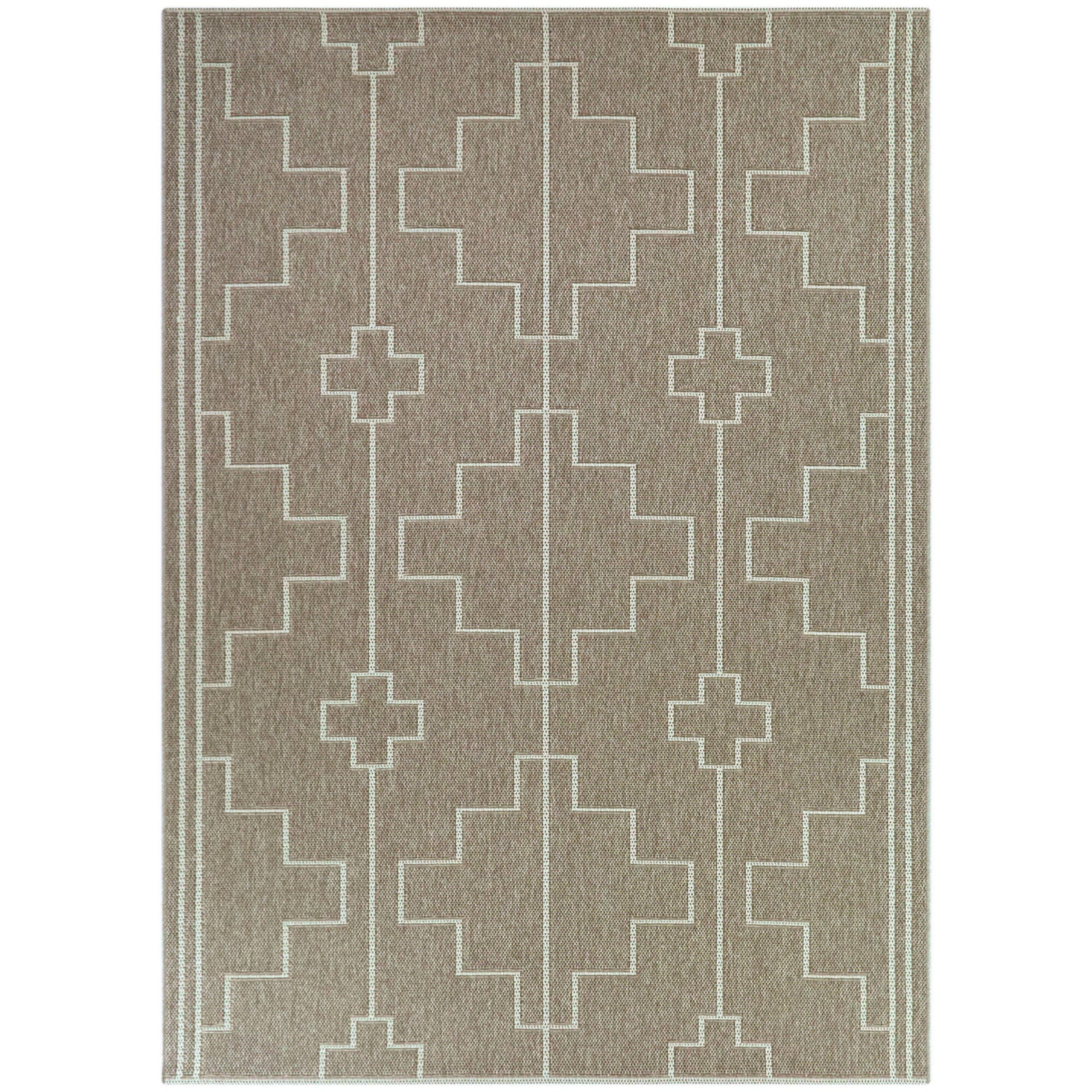 Balta Rugs Corrance 5' 3" x 7' Area Rug, Tan, large