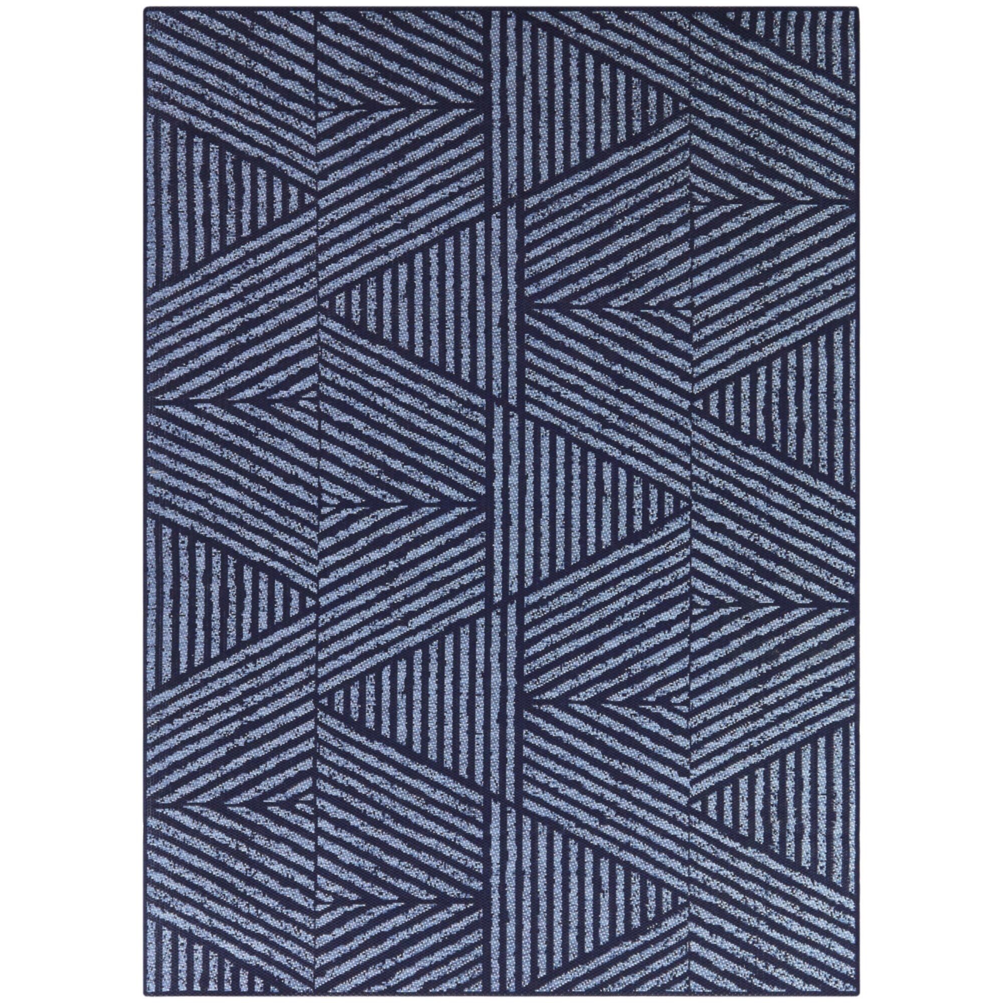 Balta Rugs Darcy 5' 3" x 7' Area Rug, Blue/White, large