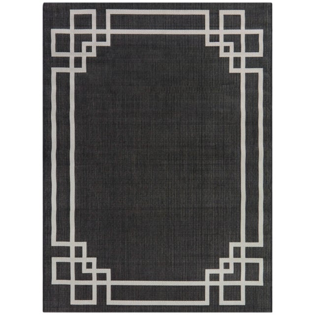 Balta Rugs Lyra 5' 3" x 7' Area Rug, Charcoal