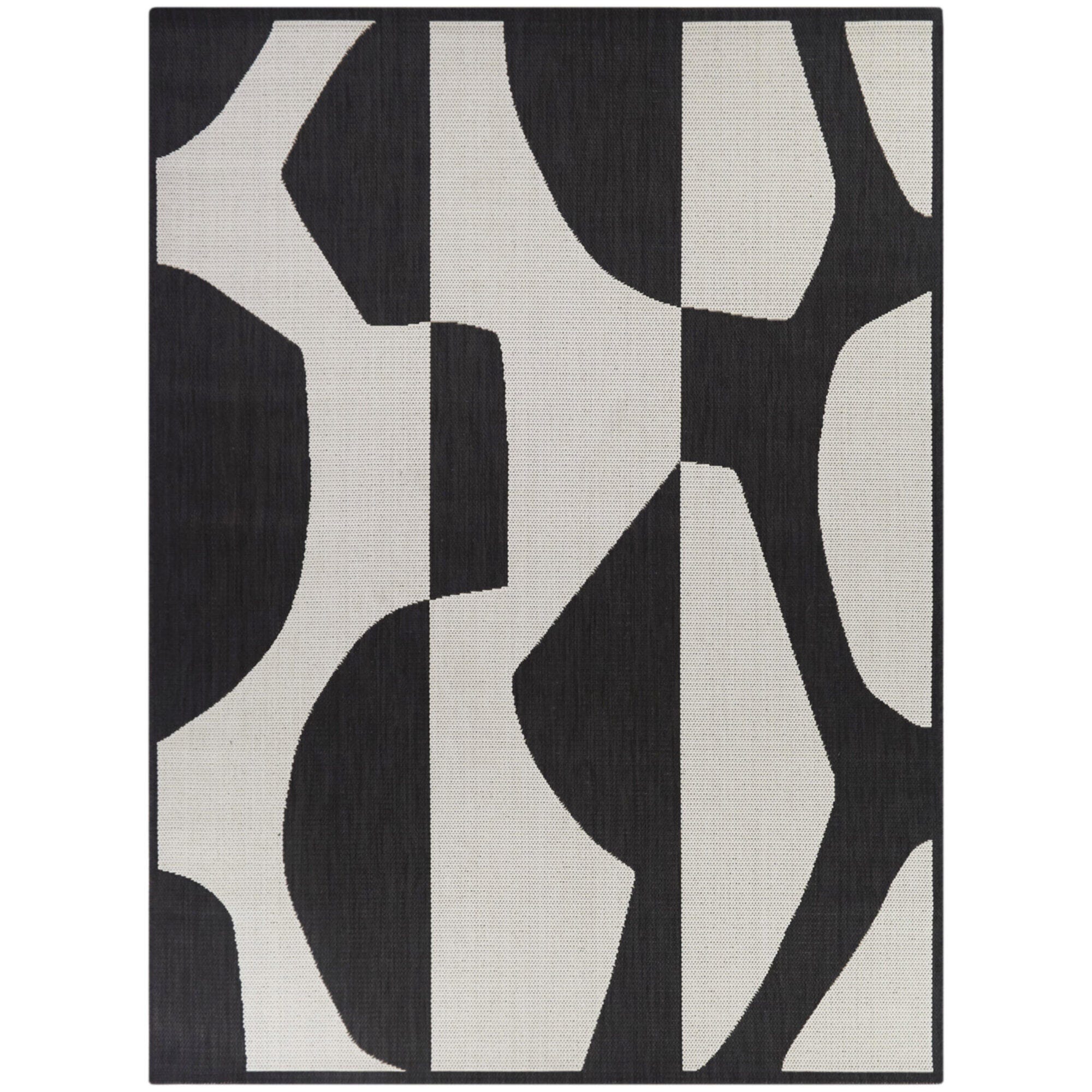 Balta Rugs Rodin 5' 3" x 7' Area Rug, Charcoal, large