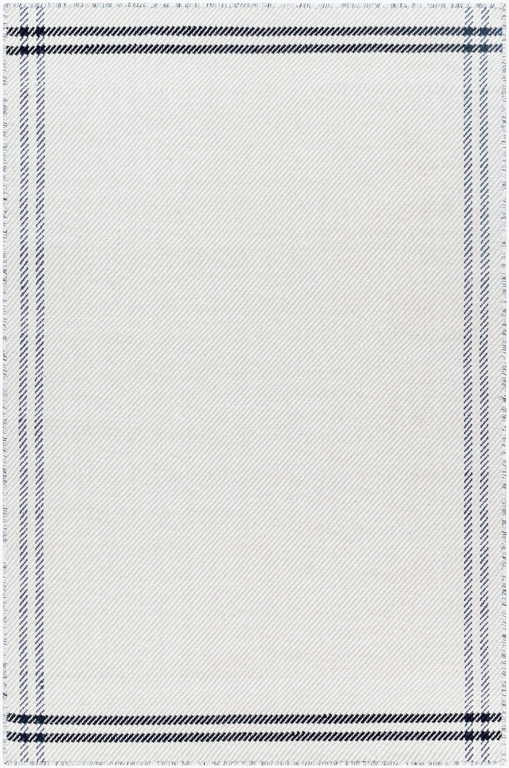 Livabliss Mardin Boarder 3'6" x 5'6" Area Rug, Light Gray/Charcoal, large