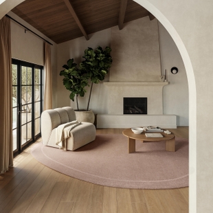 Nuloom Los Feliz Los Feliz 4' x 6' Area Rug, Mauve, rollover