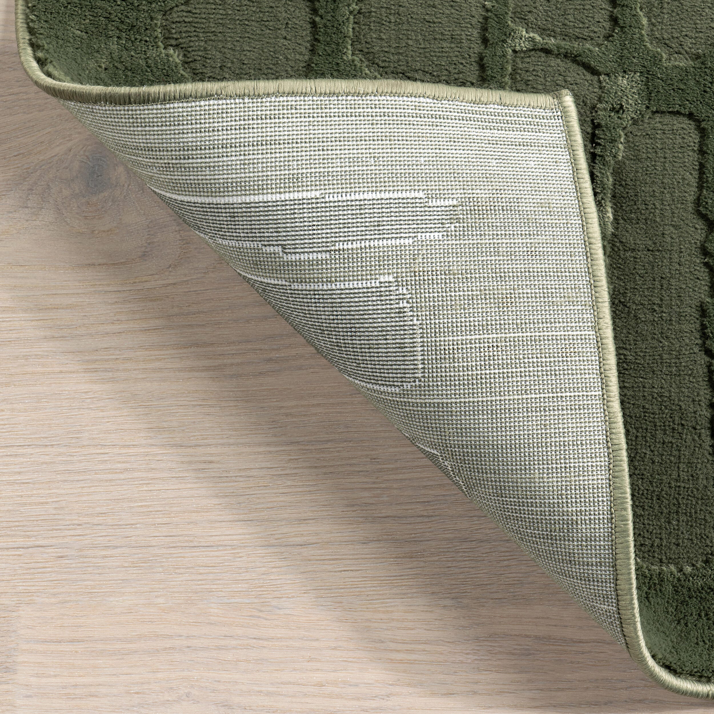 Nuloom Belen 4' x 6' Area Rug, Forest Green, large