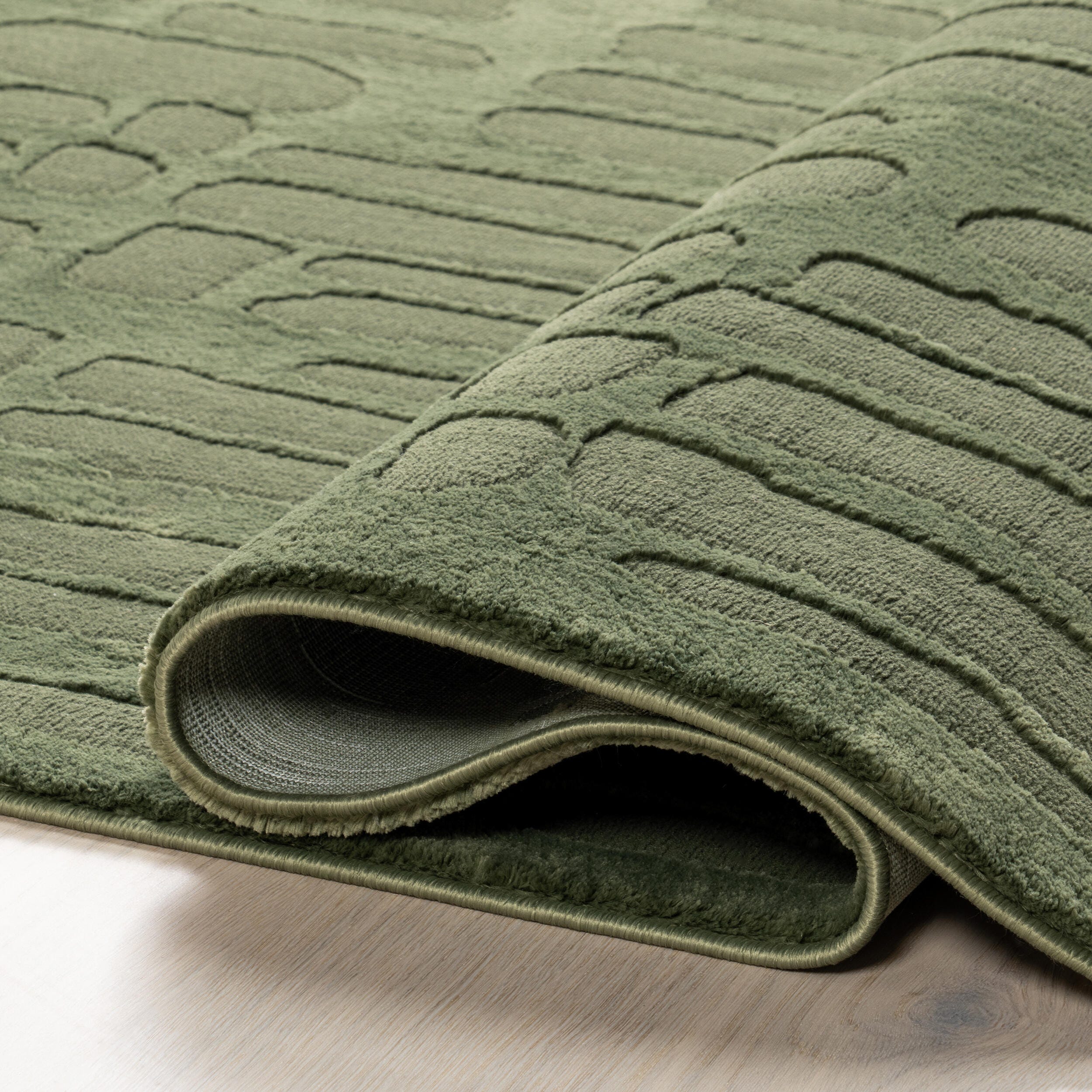 Nuloom Belen 5' x 8' Area Rug, Forest Green, large
