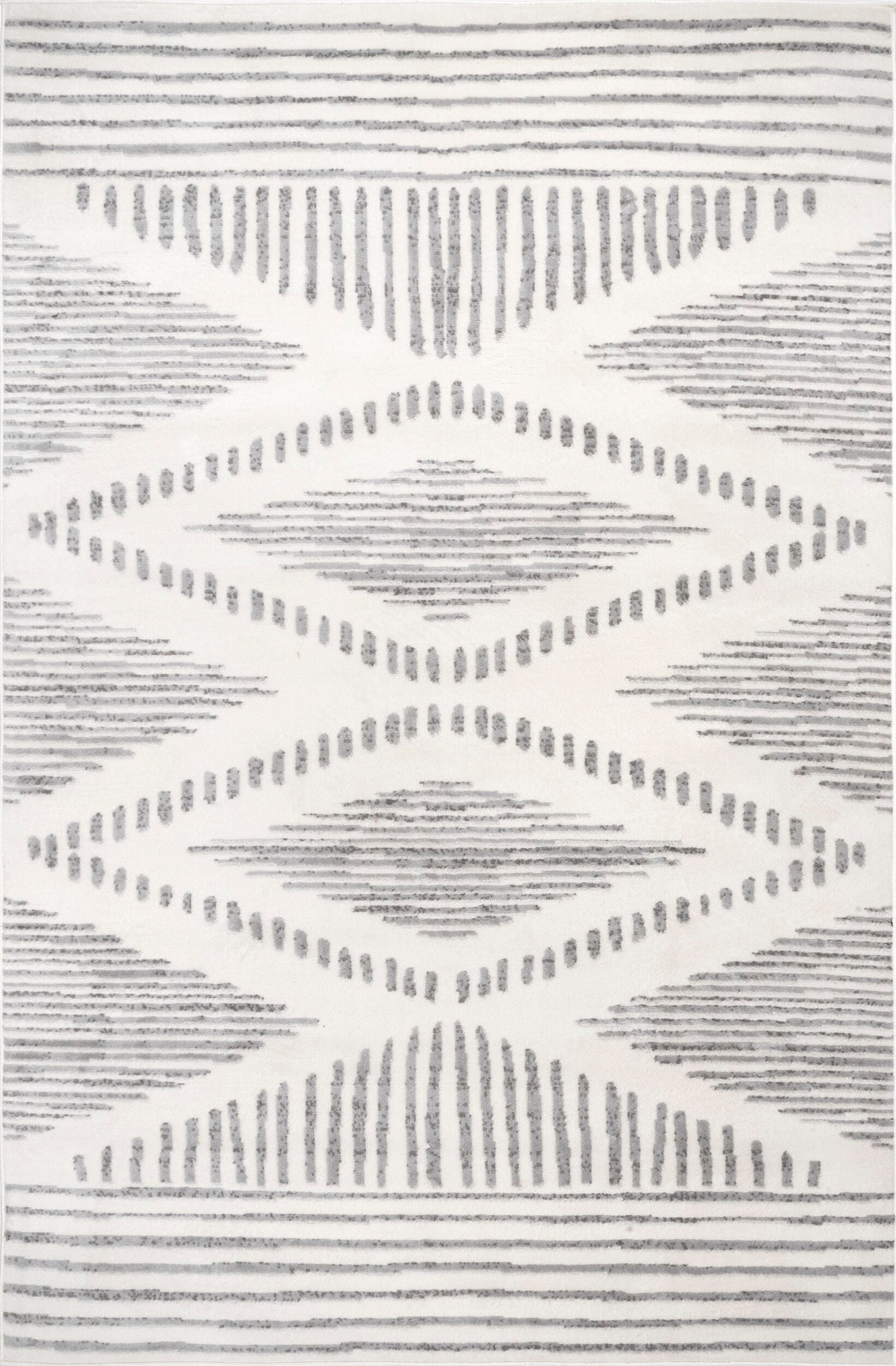 Nuloom Briggs 4' x 6' Area Rug, Light Gray, large