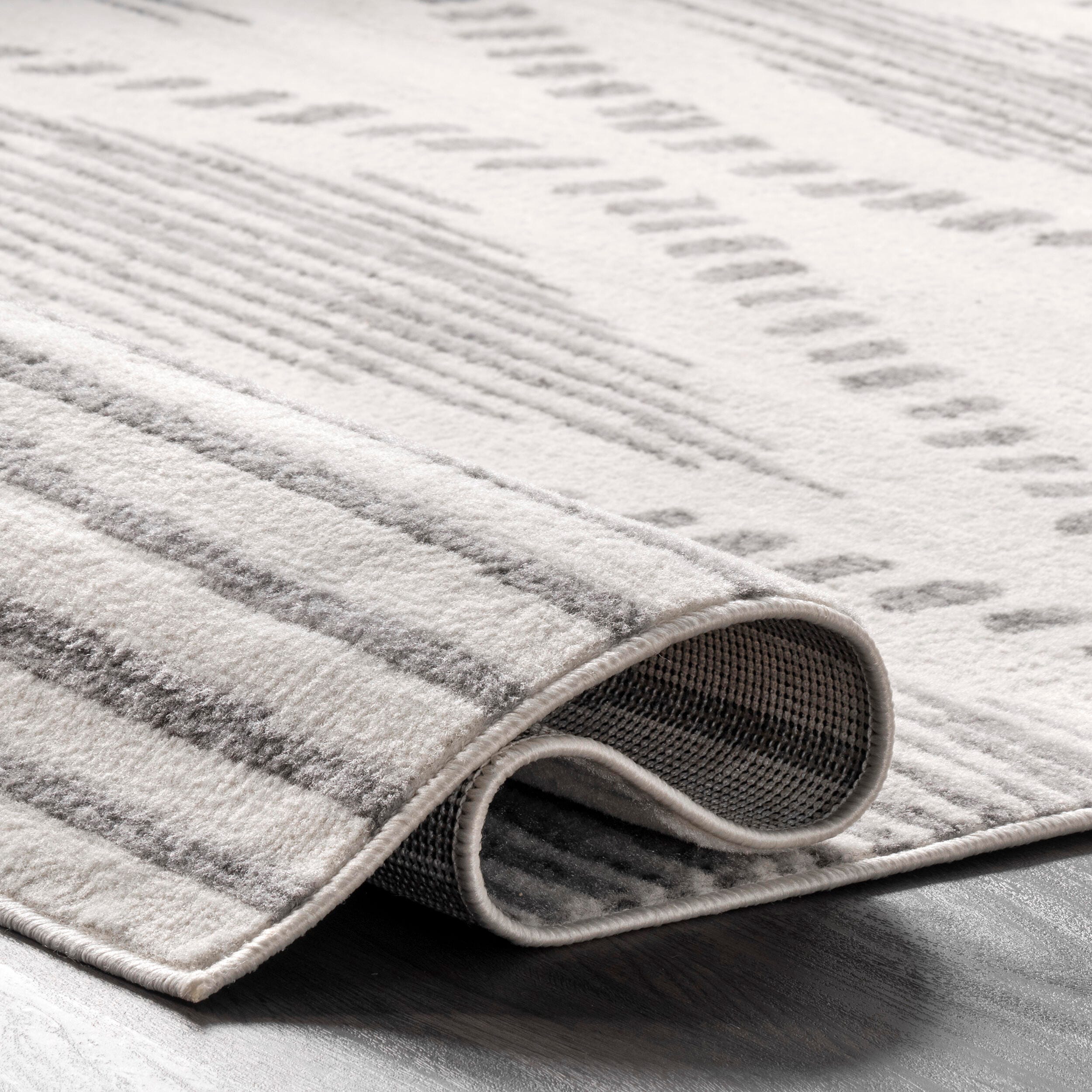 Nuloom Briggs 5' x 8' Area Rug, Light Gray, large