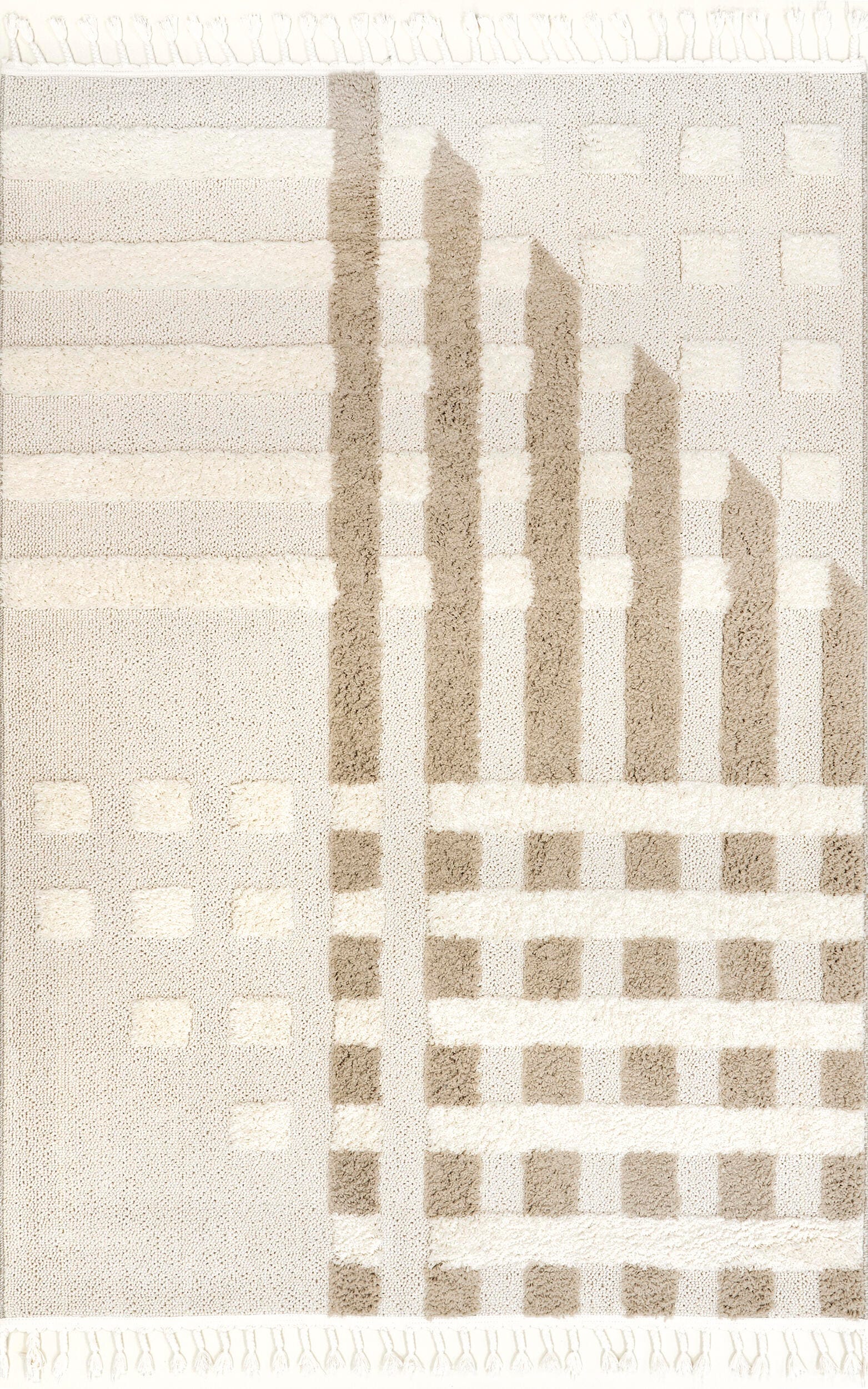 Nuloom Cordelia 5' x 8' Area Rug, Ivory, large