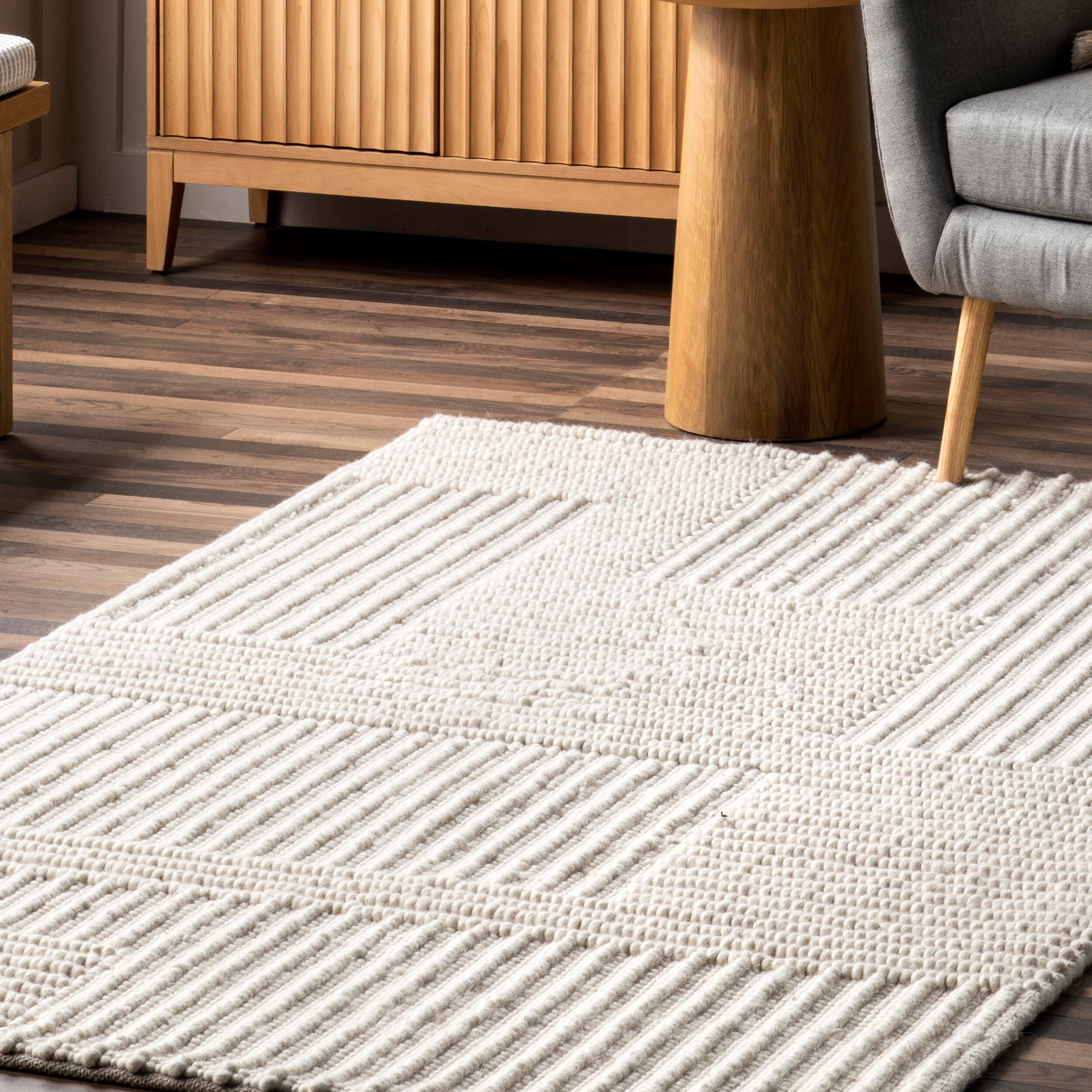 Nuloom Dorene 3' x 5' Area Rug, Ivory, large